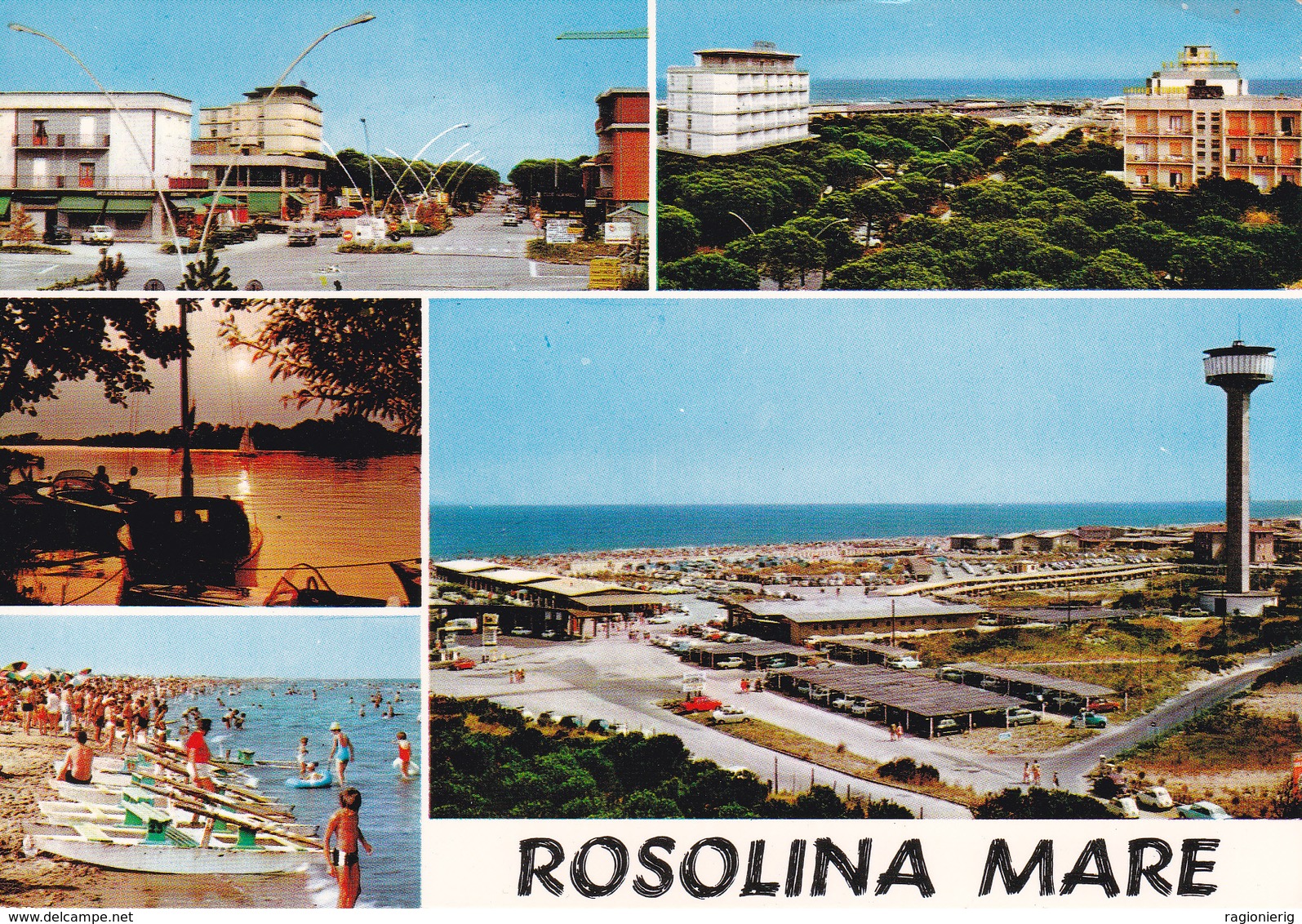 ROVIGO - Rosolina Mare - 5 Vedute - 1975 - Rovigo