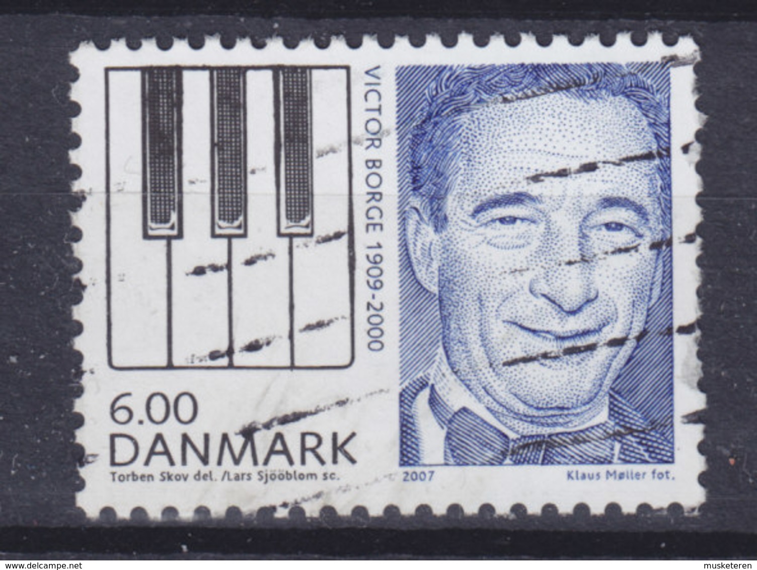 Denmark 2007 Mi. 1478    6.00 Kr Great Danes Victor Borge - Gebraucht