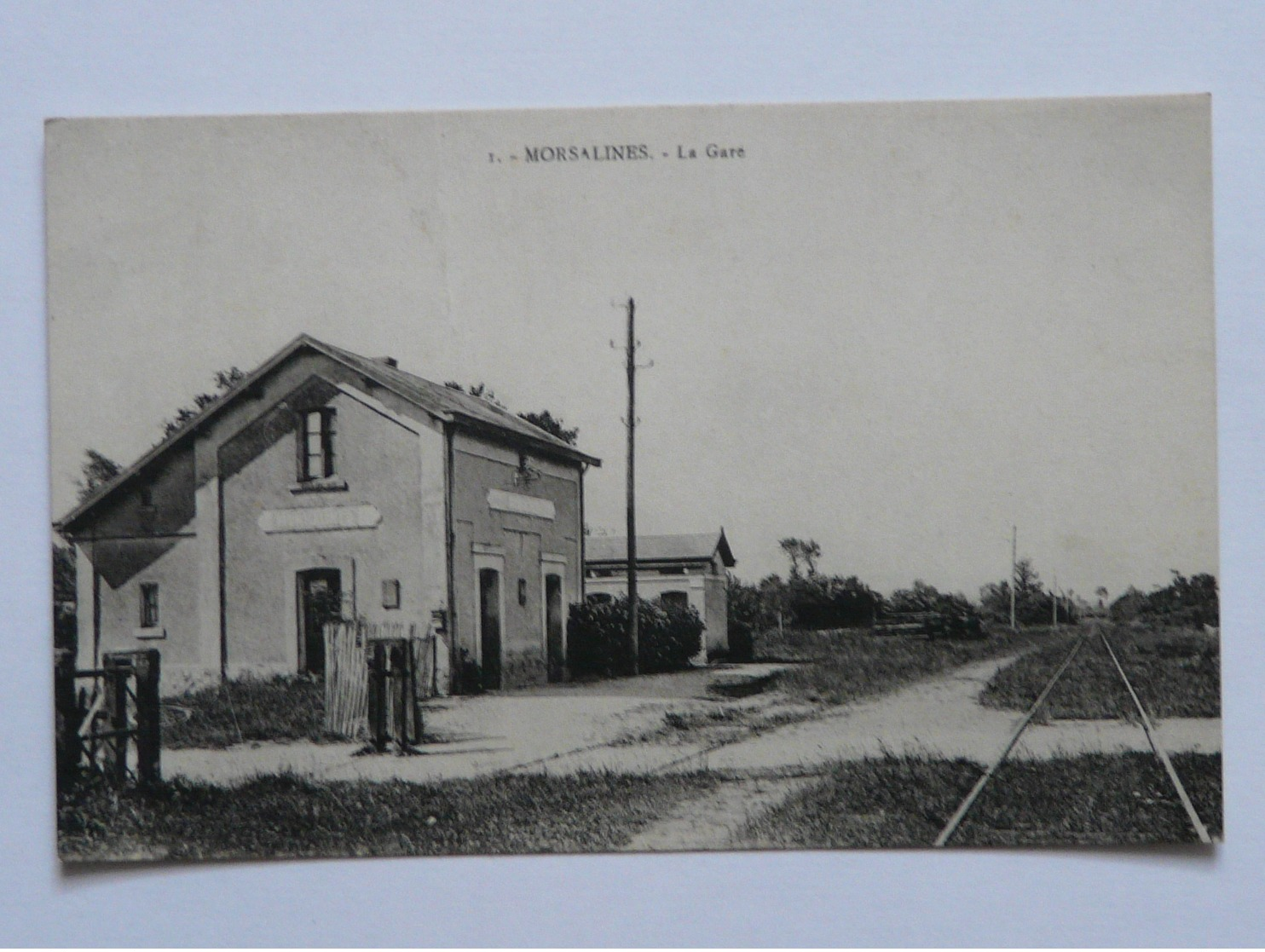 CPA Carte Postale Ancienne - Morsalines La Gare - Autres & Non Classés