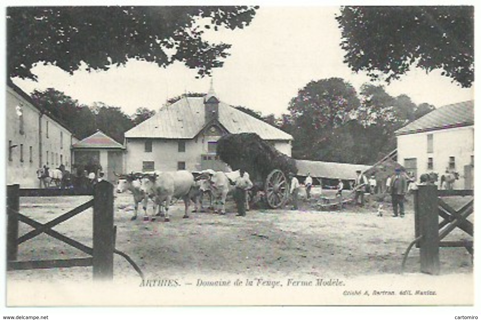 95  Arthies - Domaine De La Feuge , Ferme Modèle - Arthies