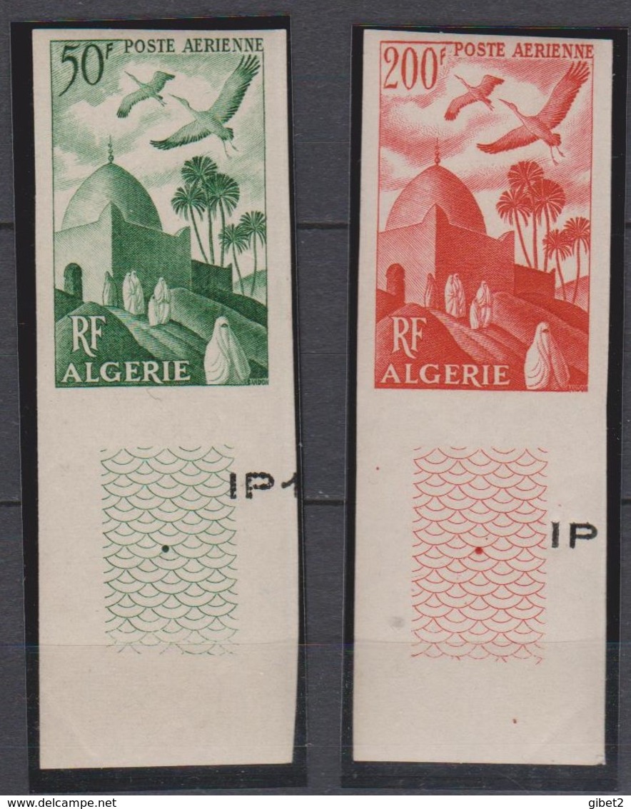 ALGERIE   POSTE AERIENNE  NON  DENTELES  N° 9 à  12 - Airmail