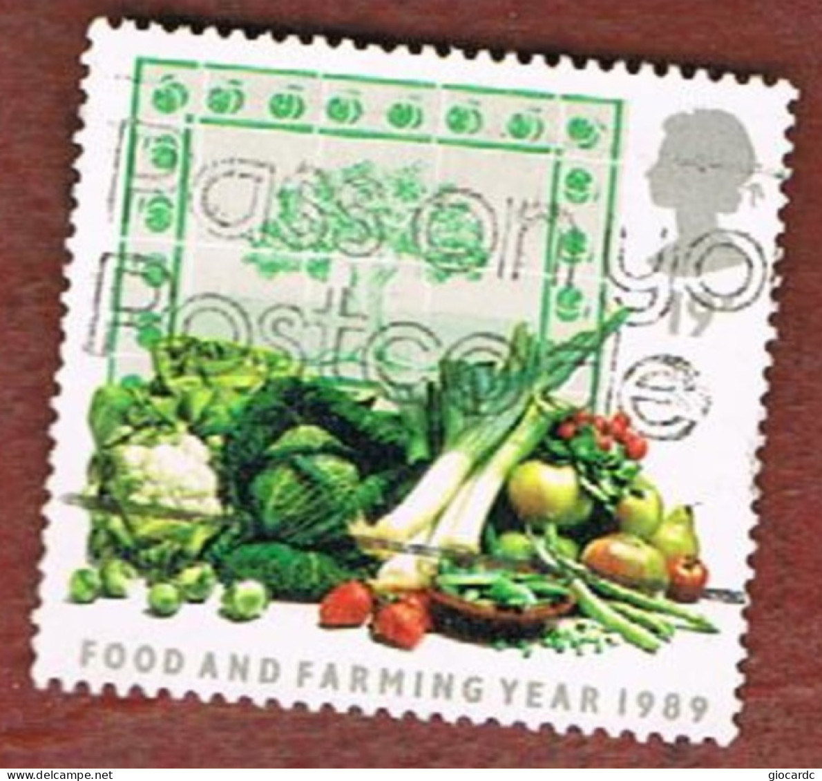 GRAN BRETAGNA (GREAT BRITAIN) - SG 1428 -  1989  FOOD & FARMING YEAR  - USED - Usati