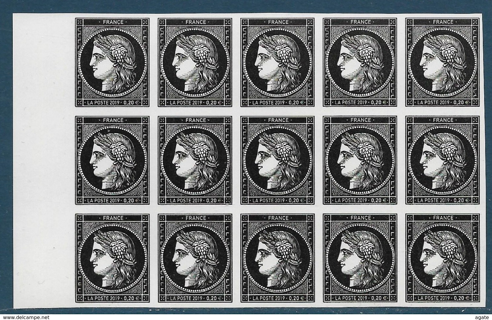 Cérès 170 Ans Du Premier Timbre Poste Français - Bloc De 15 Timbres  (2019) Neuf** - Neufs