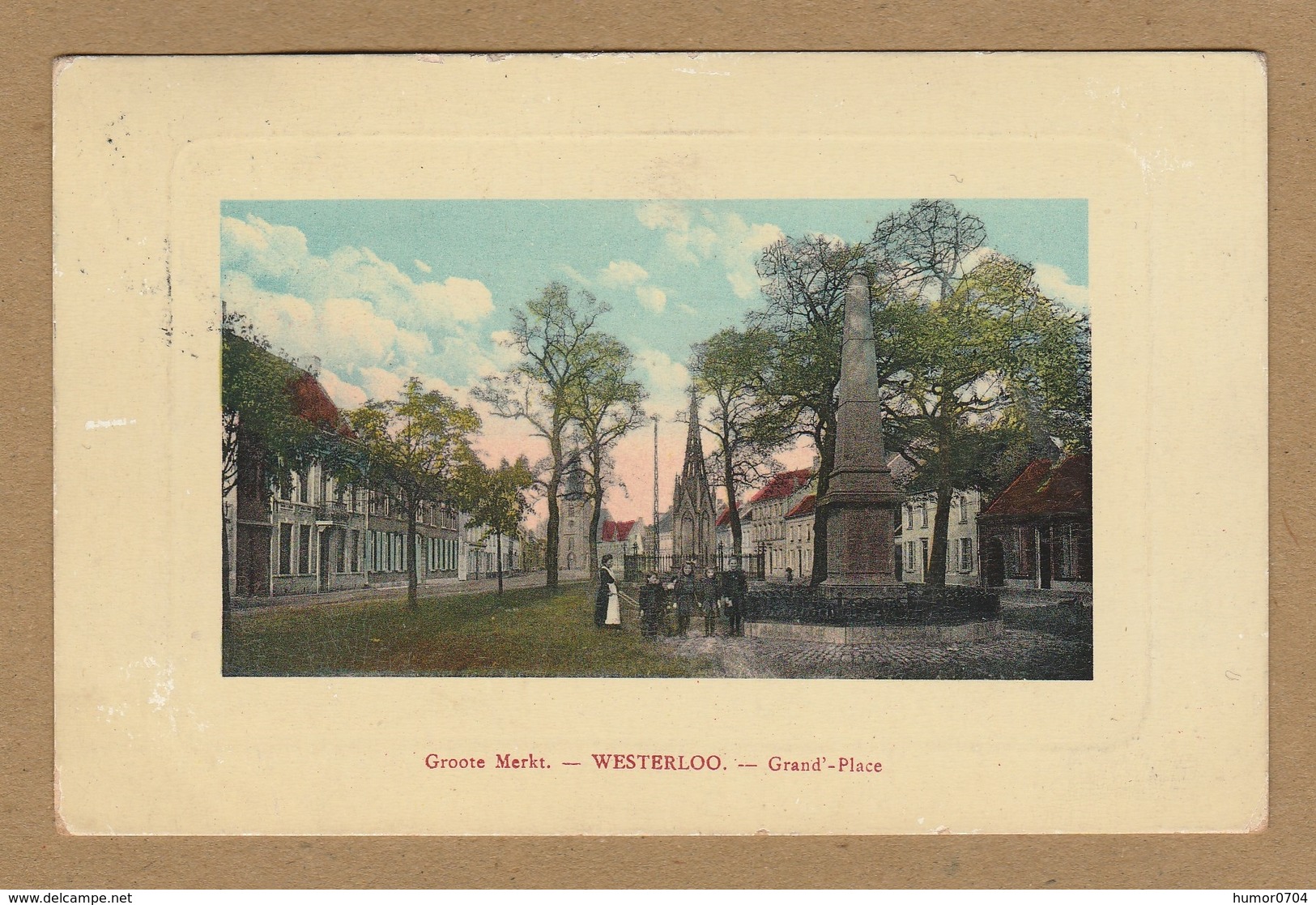 Westerlo Groote Markt - Westerloo - Grand-Place (1909). Geanimeerd. Uitg. Geerts-Berghmans - Westerlo