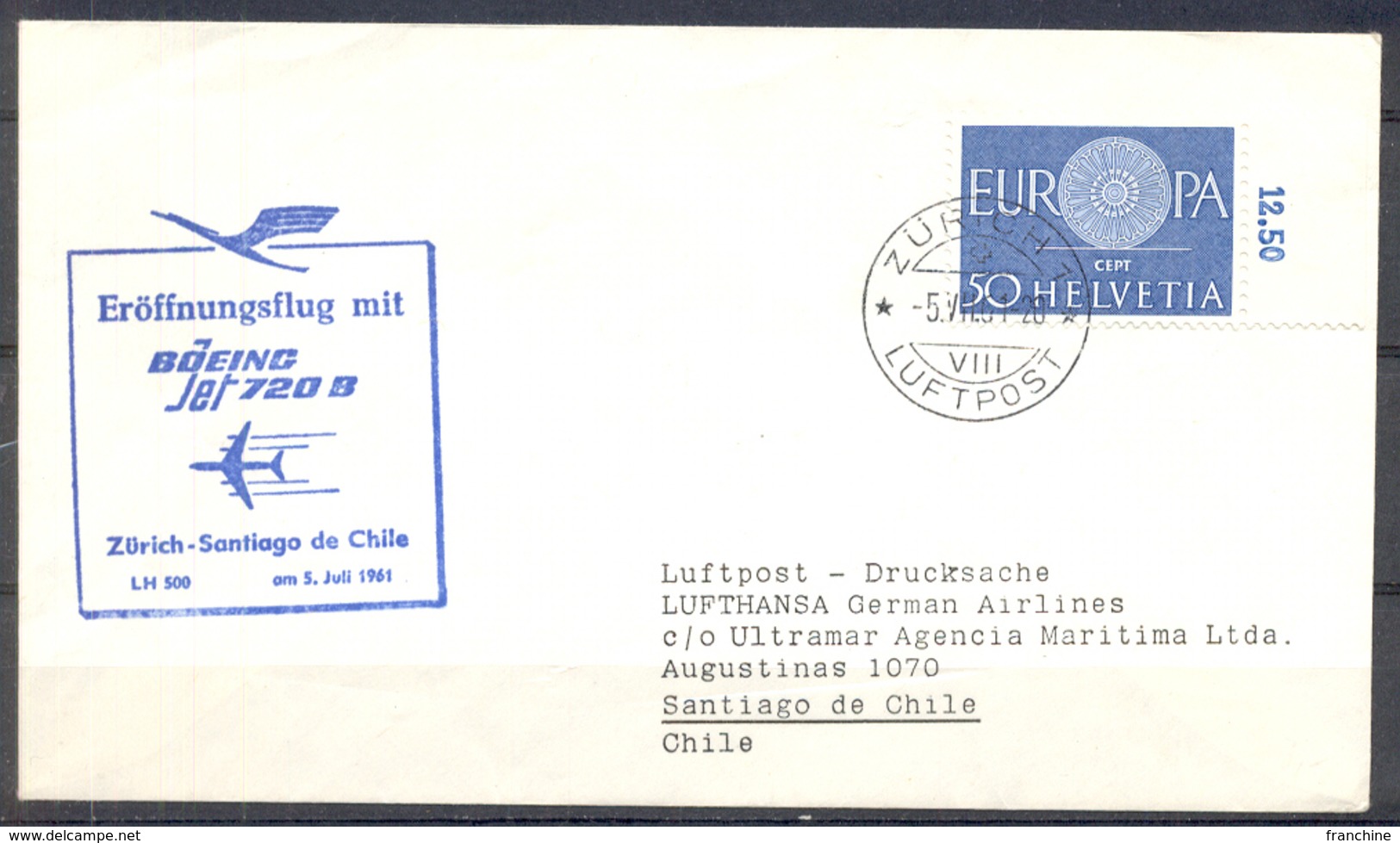 LIQUIDATION TOTALE : 1960 - Zu N° 373/74 - Mi N° 720/21 - Yv N° 666/67 ** (MNH) Et Oblitérés (o) + 4 Documents - Neufs