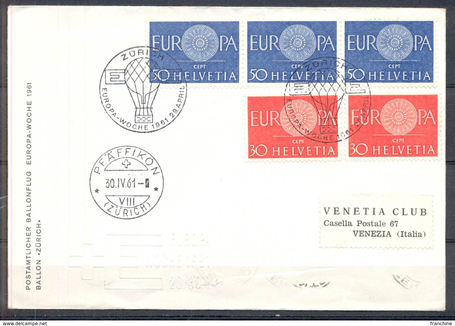 LIQUIDATION TOTALE : 1960 - Zu N° 373/74 - Mi N° 720/21 - Yv N° 666/67 ** (MNH) Et Oblitérés (o) + 4 Documents - Neufs