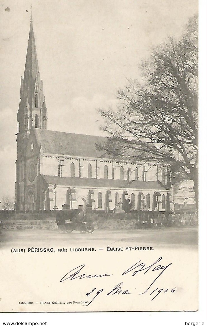 Bo/     33  Perissac       Place De L'église - Autres & Non Classés