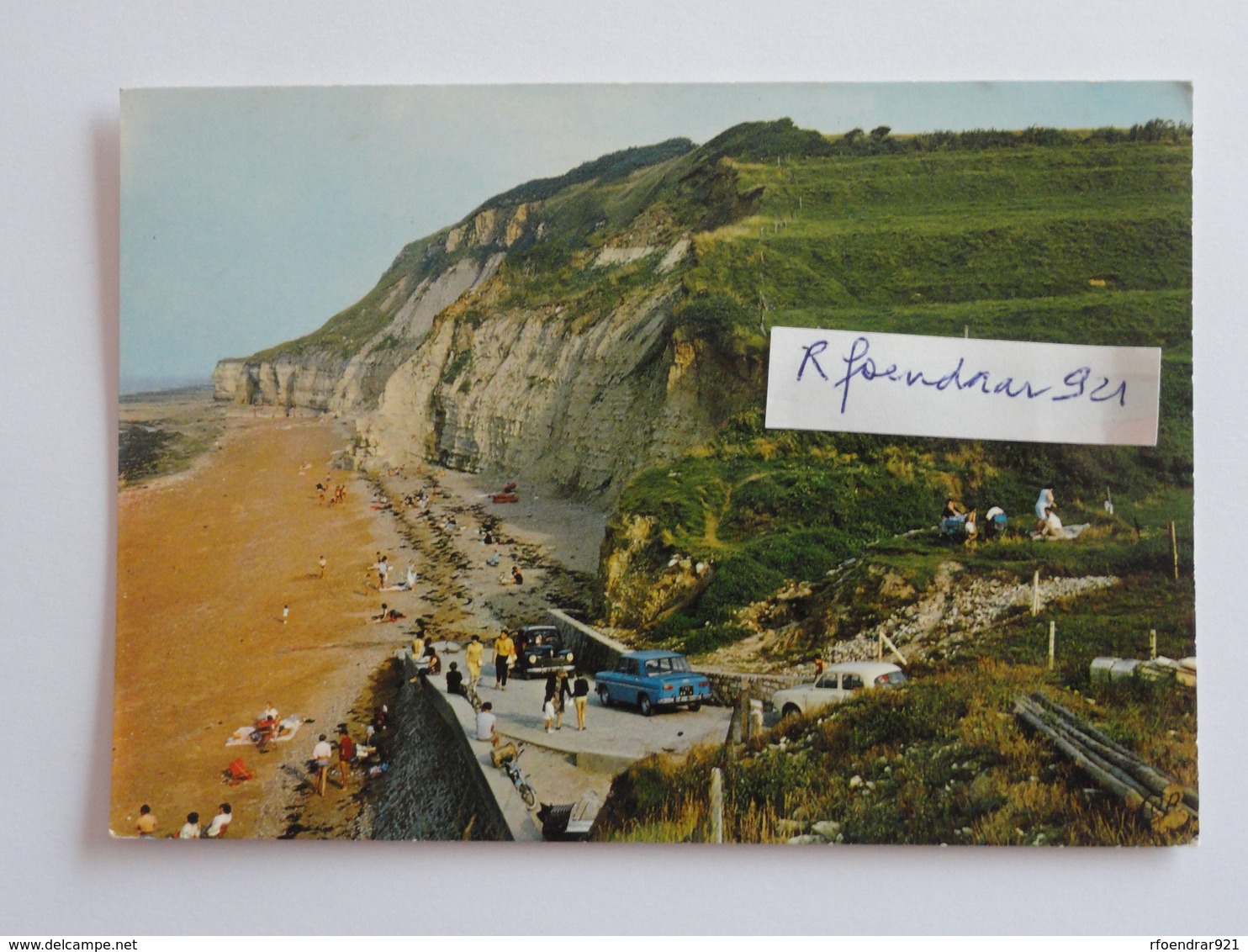 SAINTE HONORINE SUR MER   (Calvados) La Plage Et Les Falaises - Autres & Non Classés