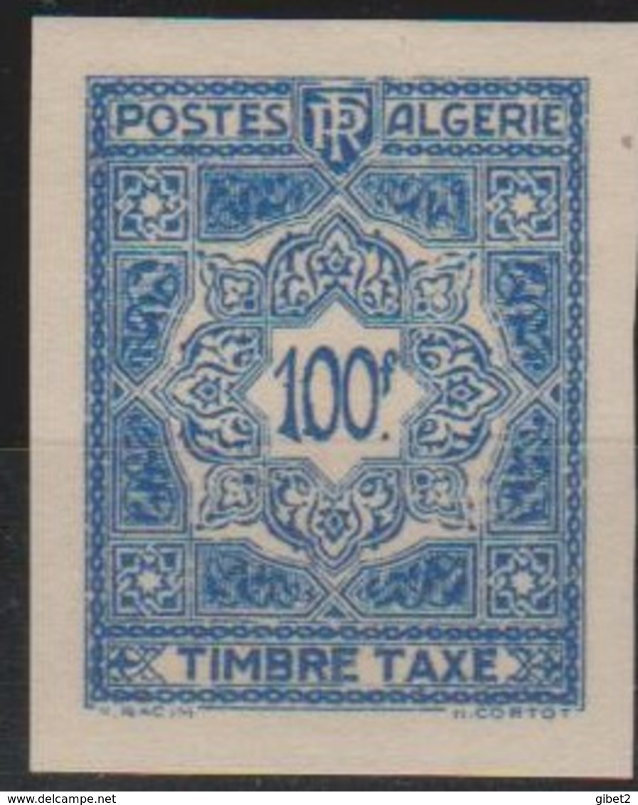 ALGERIE   TAXE   N°48 NON  DNTELES - Posta Aerea