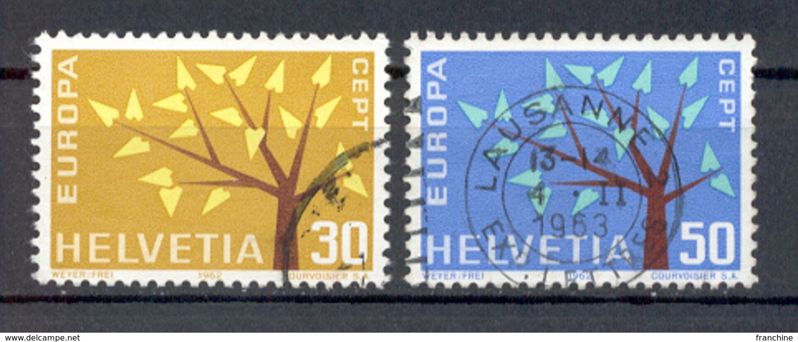 LIQUIDATION TOTALE : 1962 - Zu 389/390 - Mi N° 756/757 - Yv N° 698/99 - ** (MNH) Et Oblitérés (o) + 3 Documents - Neufs