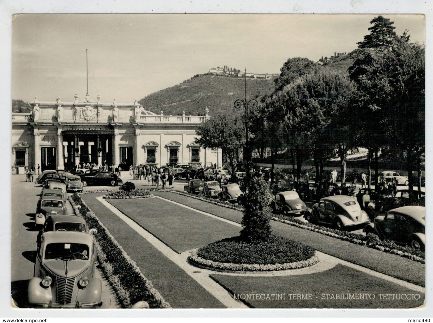 MONTECATINI   TERME   STABILIMENTO  TETTUCCIO  (TARGHETTA  FEGATO STOMACO INTESTINO  RICAMBIO)           (VIAGGIATA) - Altri & Non Classificati