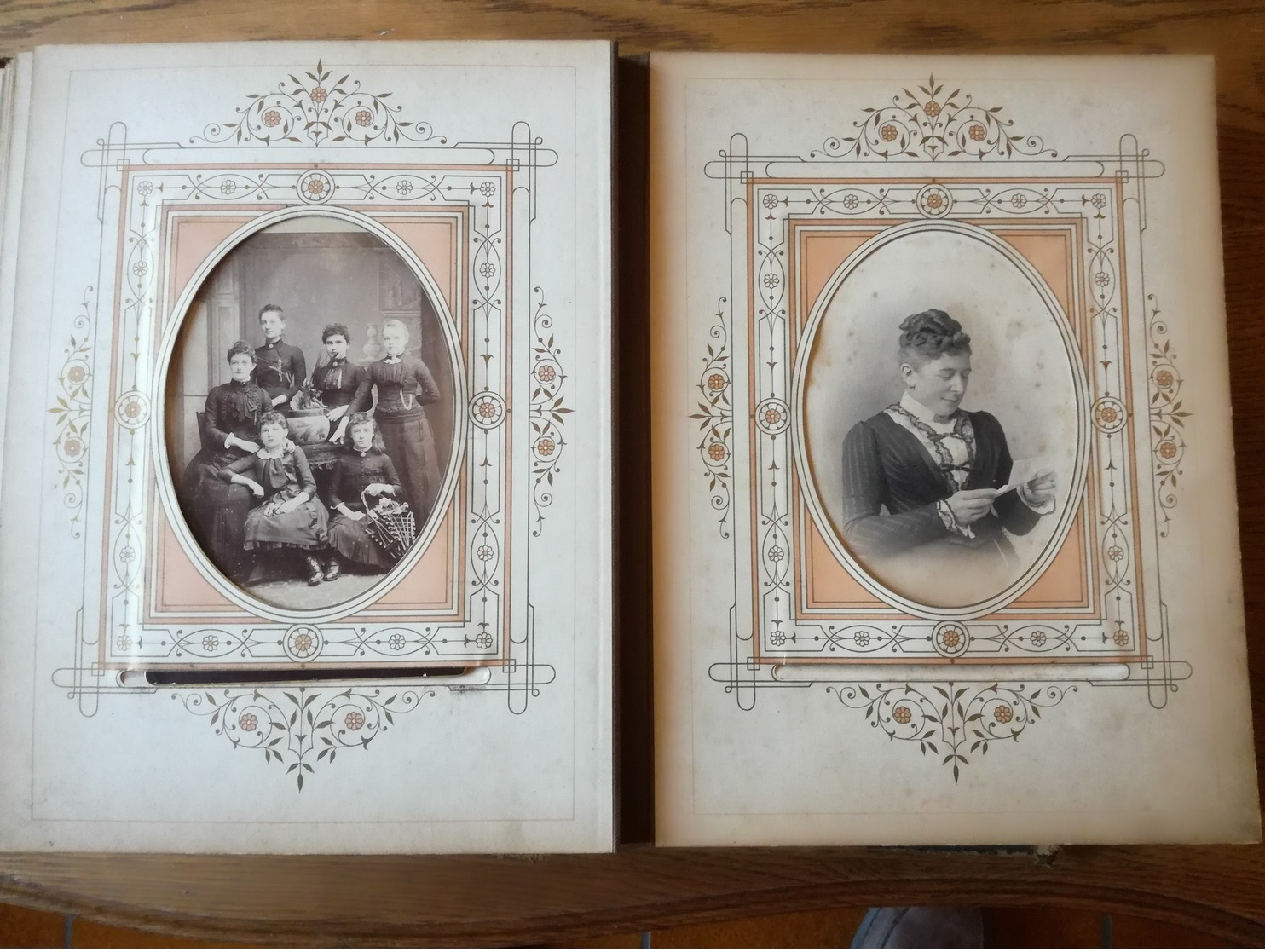 Annie L ODDY Album Marcus Ward and Co  Flower and Feather  Girls Friendly  BRADFORD 1882