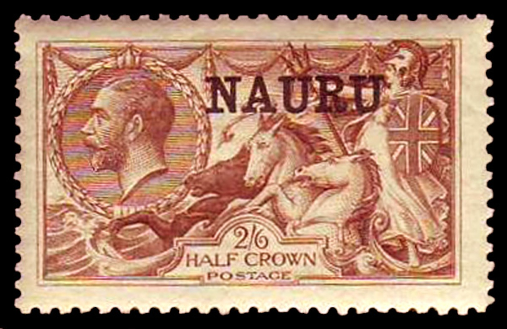 Nauru , 1916 ,  2/6 , Brown SG#13,  MNH ** - Other & Unclassified
