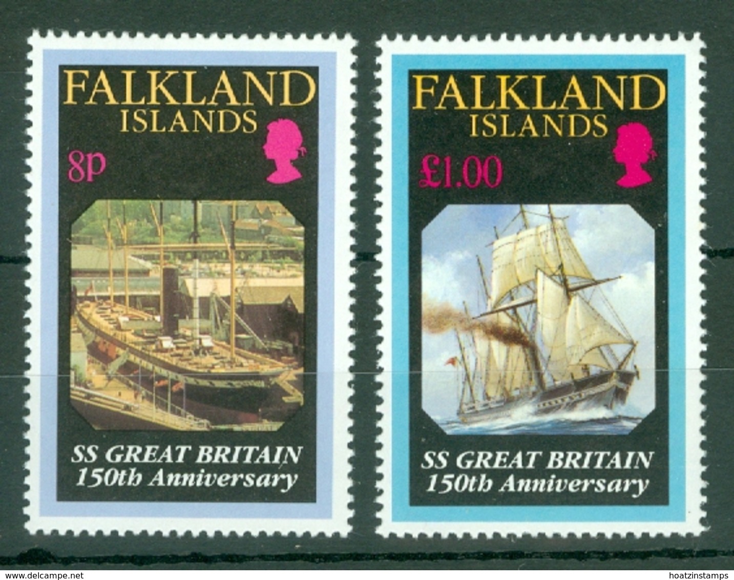 Falkland Is: 1993   150th Anniv Of Launch Of Great Britian   MNH - Falkland Islands
