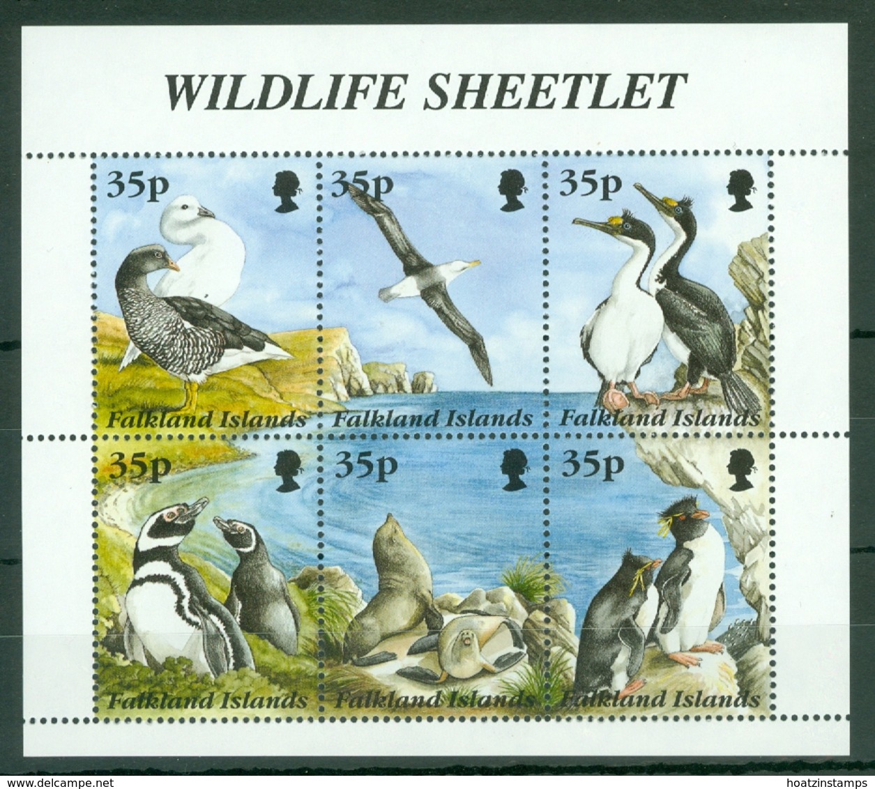 Falkland Is: 1995   Wildlife  MNH Sheetlet - Islas Malvinas