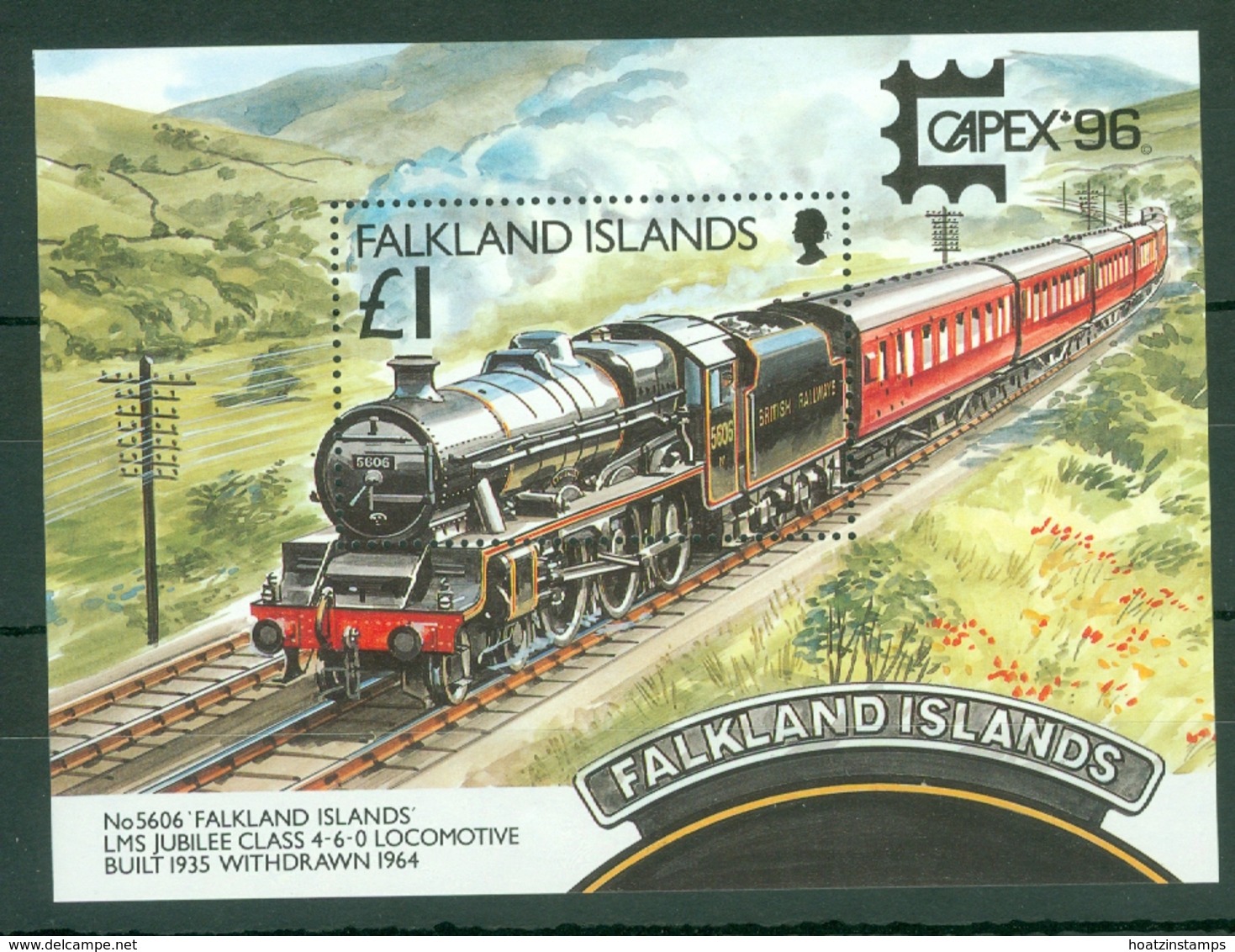 Falkland Is: 1996   CAPEX 96 International Stamp Exhibition M/S   MNH - Falkland Islands