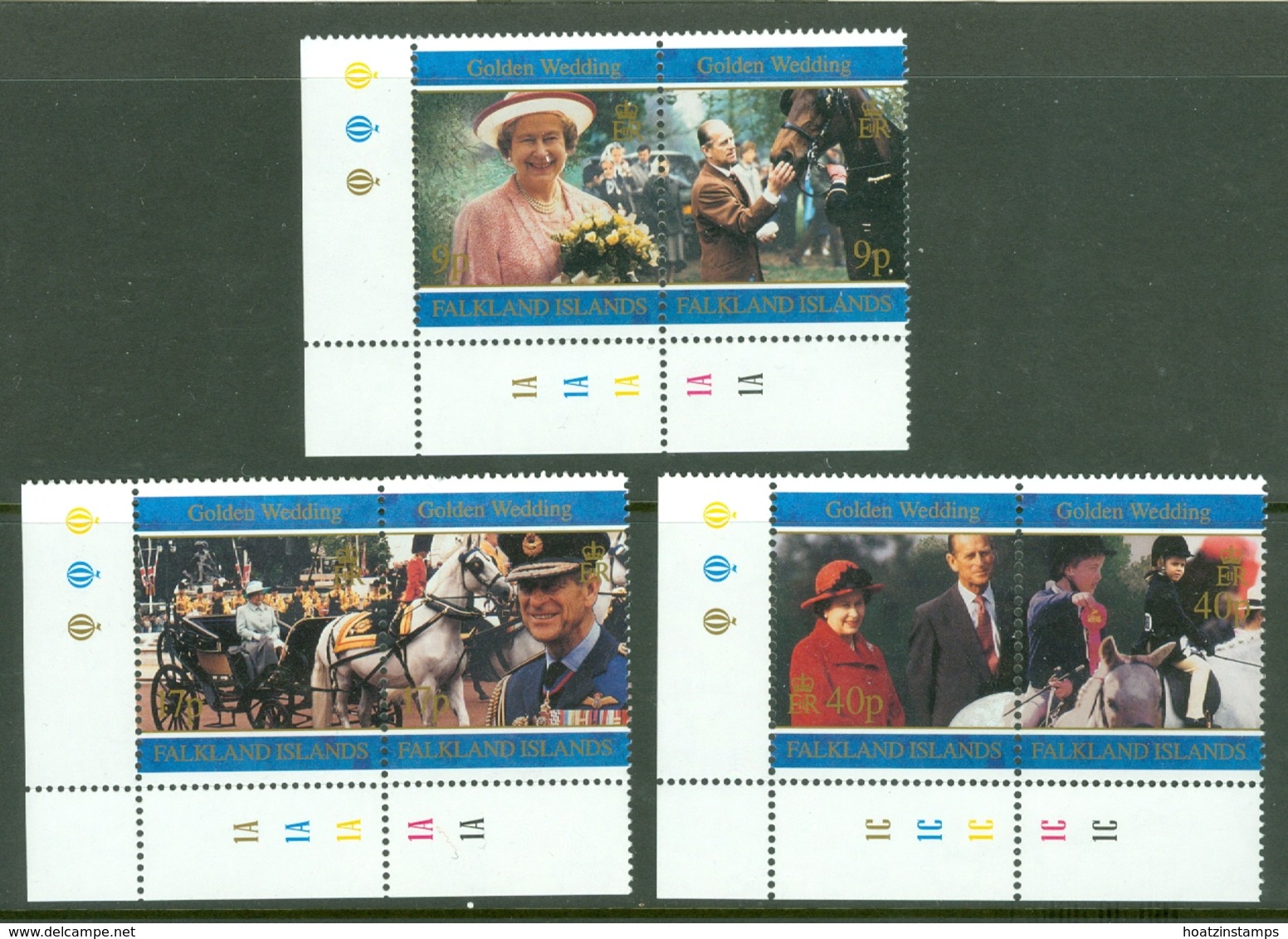 Falkland Is: 1997   Golden Wedding Of Queen And Prince Philip   MNH - Falkland Islands