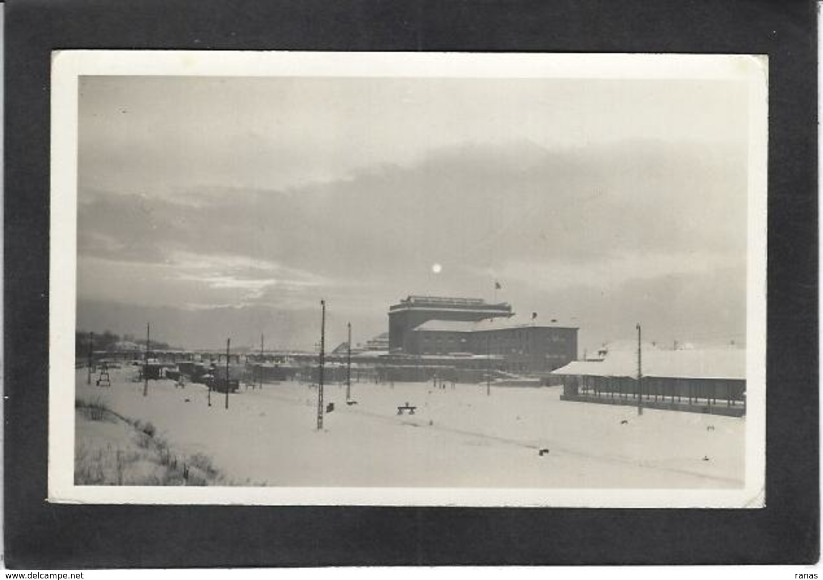 CPA Haut Rhin 68 Mulhouse Gare Chemin De Fer Carte Photo RPPC - Mulhouse