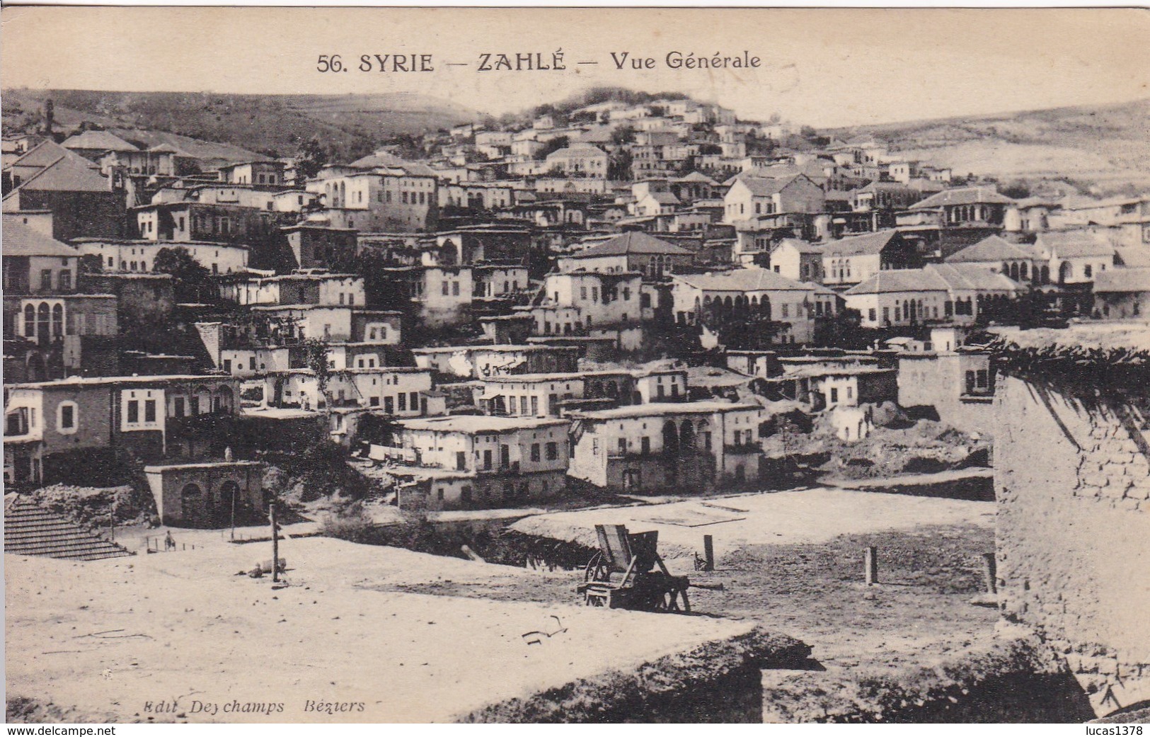 ZAHLE / VUE GENERALE / PLAN PEU COURANT - Syrie