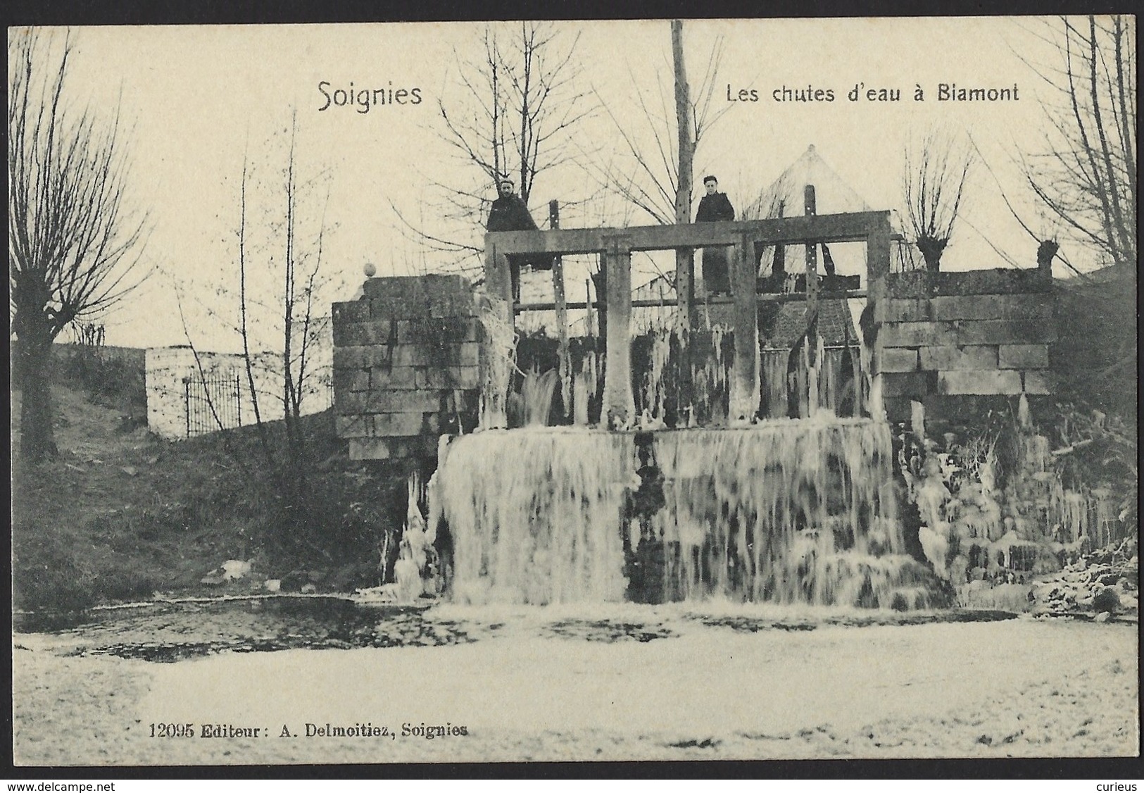 SOIGNIES * ZINNIK * LES CHUTES D'EAU A BIAMONT * EDIT. A. DELMOITIEZ * CARTE VIERGE - Soignies