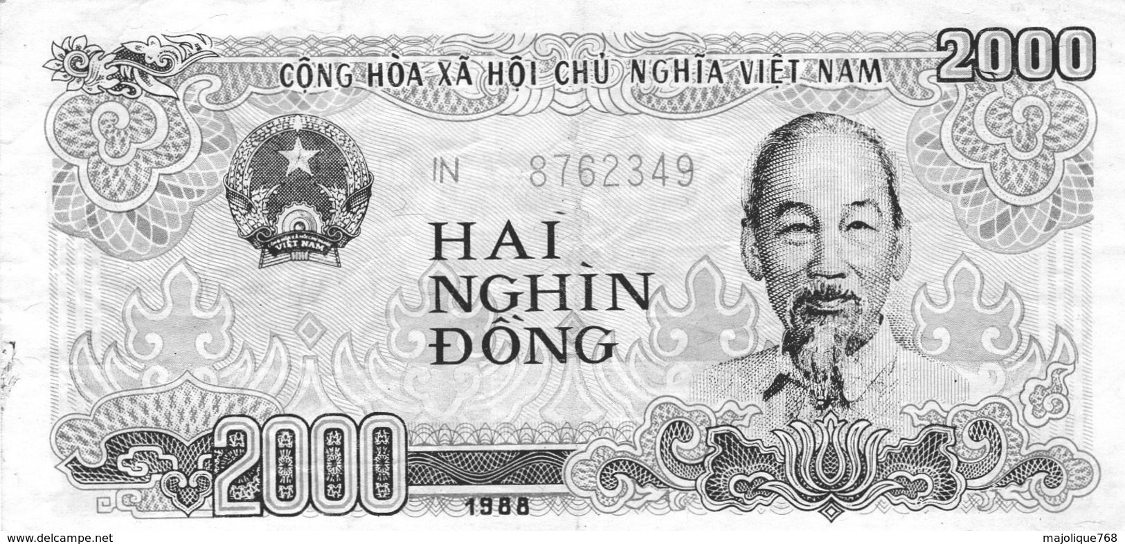 Billet Du Vietnam 2000 Dông De 1988 En T T B - - Vietnam