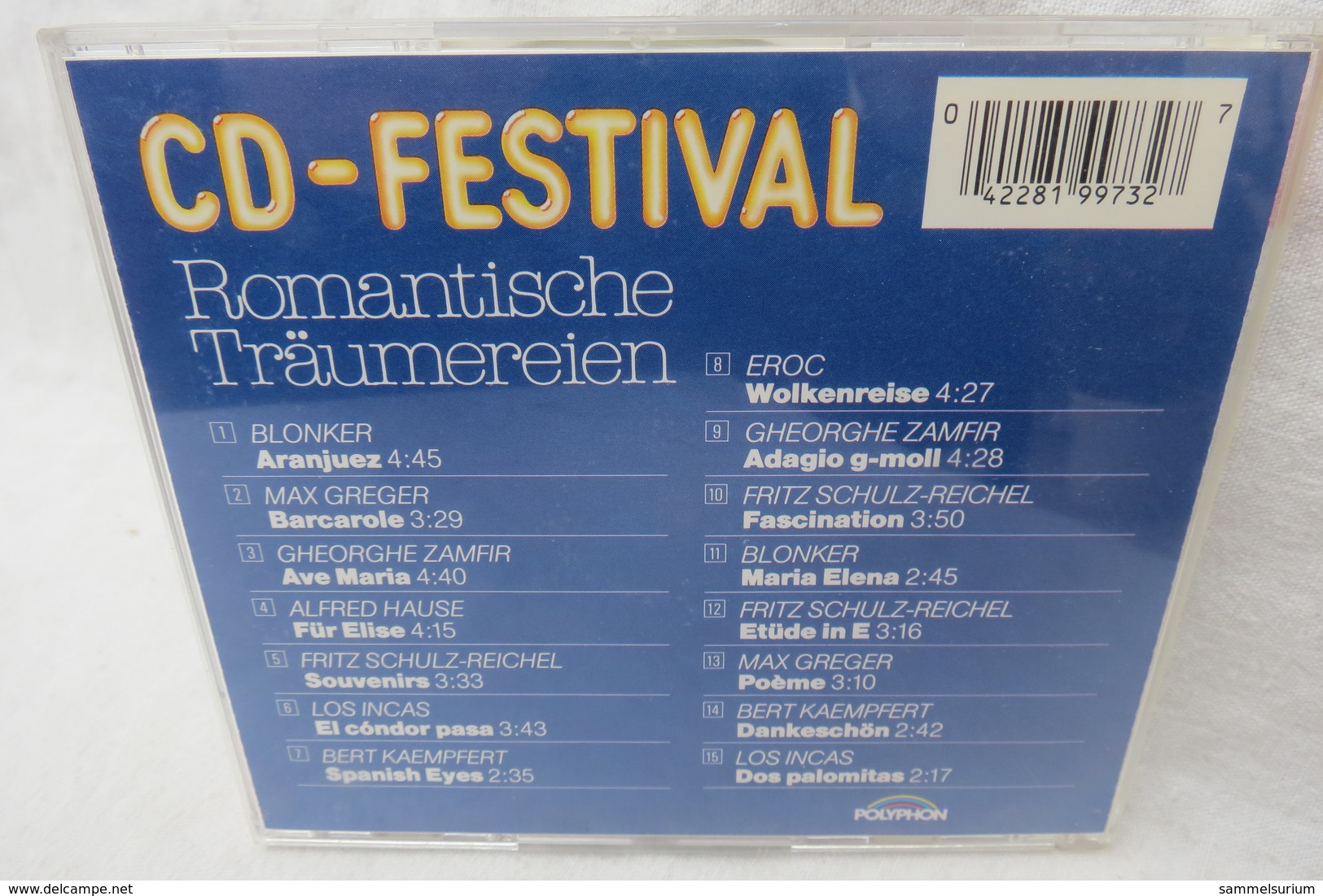 CD "Romantische Träumereien" Div. Interpreten, CD-Festival - Instrumental
