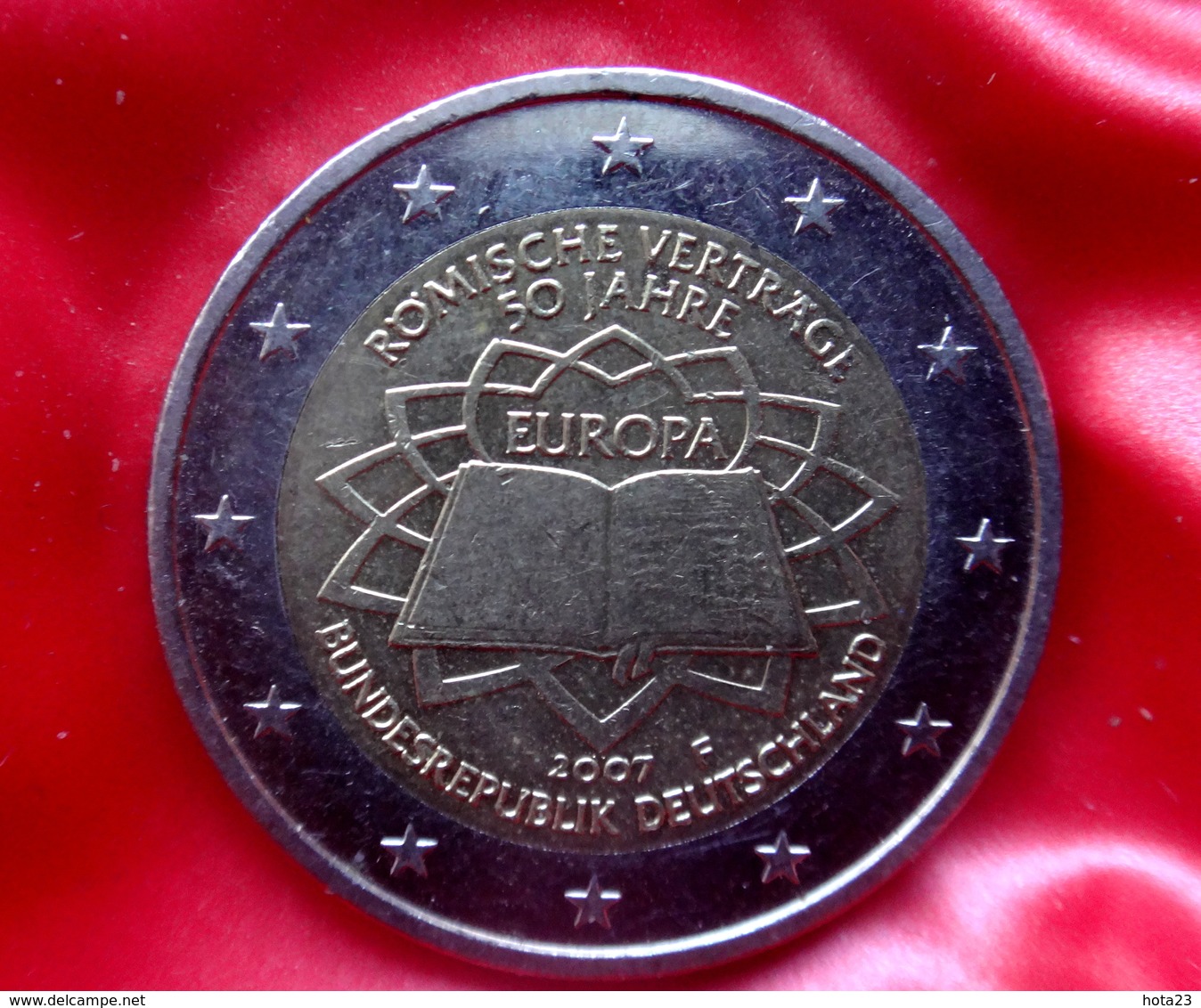 Germany 2 Euro  -  F  -- 2007, Treaty Of Rome  Coin CIRCULATED - Deutschland