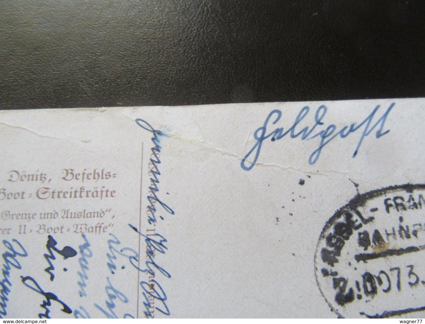 Postkarte Admiral Dönitz - Willrich - Feldpost - Bahnpost - Erhaltung II - Weltkrieg 1939-45