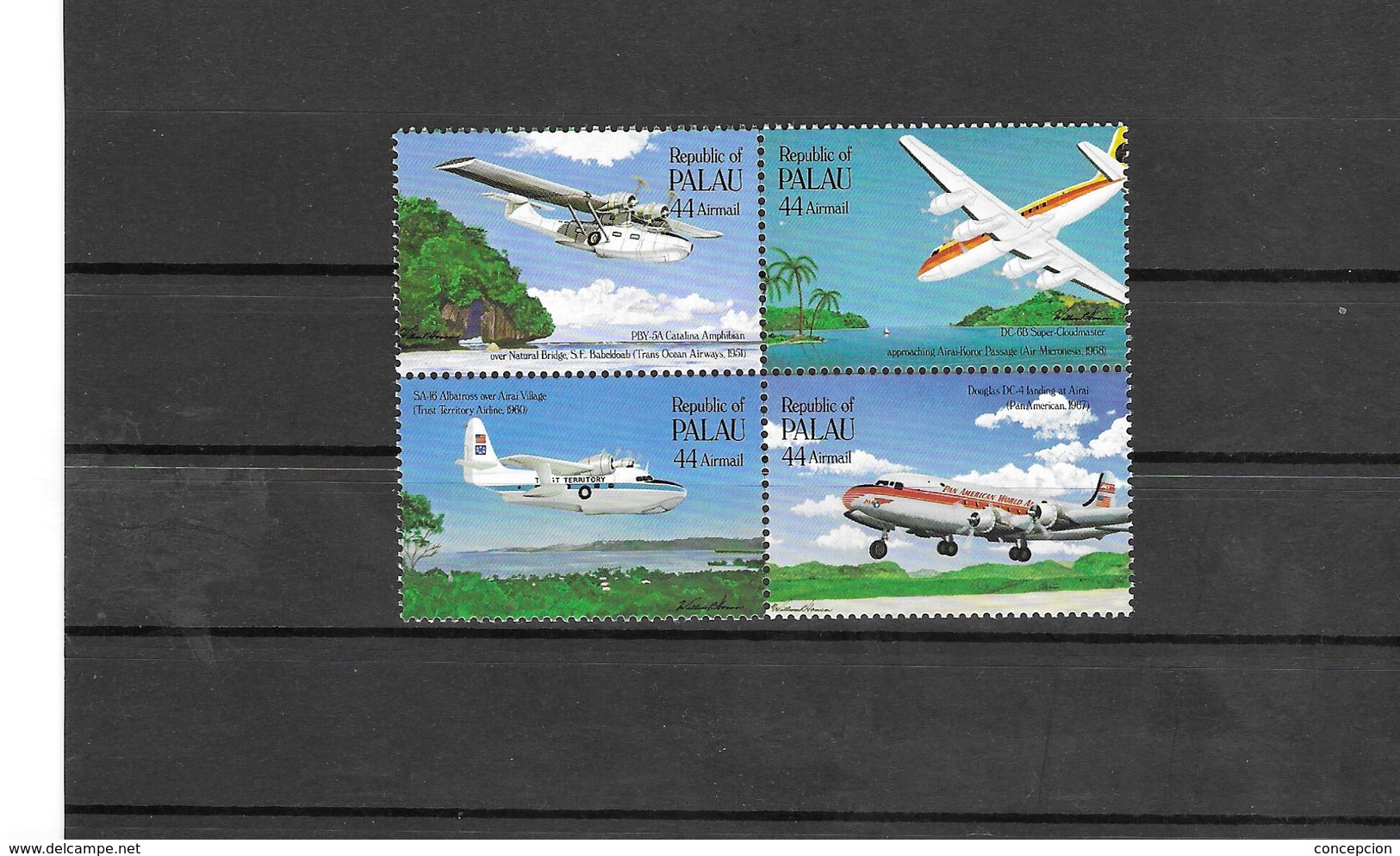 PALAU Nº  AE 10 AL 13 - Correo Postal