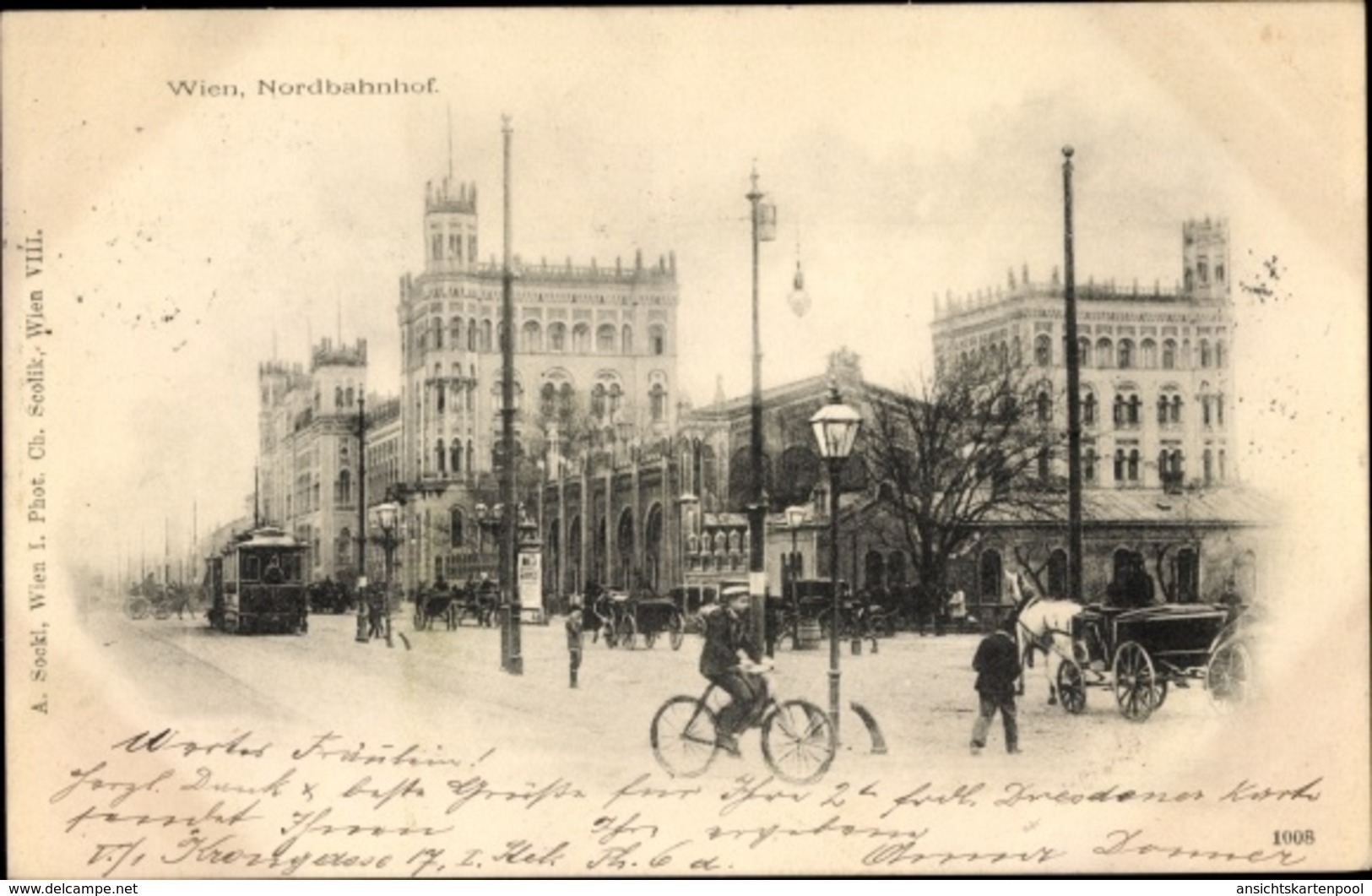 Cp Wien 2. Leopoldstadt Österreich, Nordbahnhof, Straßenpartie - Sonstige & Ohne Zuordnung