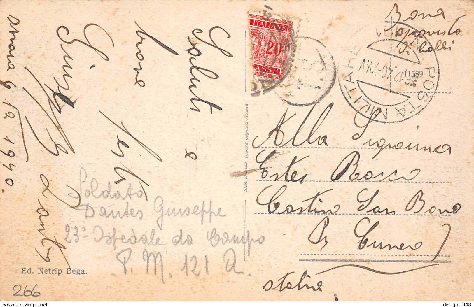 M07996 "VLORE-SHESHI FLAMURIT-VALONA PIAZZA BANDIERA"ANIMATA-CARROZZA-AUTO ANNI '40  CARTOLINA POST. ORIGIN. SPED.1940 - Albania