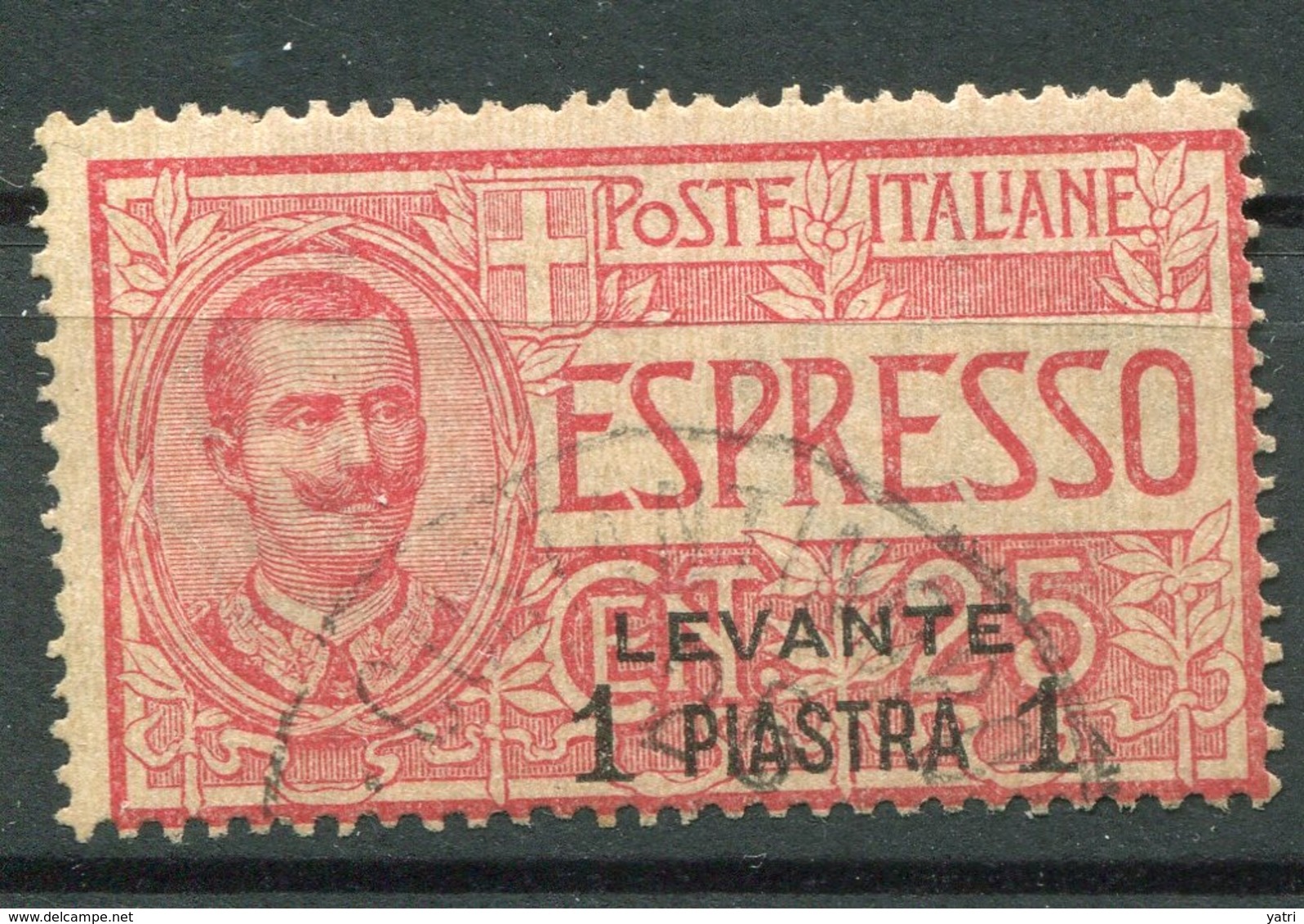 Levante - Espresso 1 PI Su 25 Cent. - Uffici D'Europa E D'Asia