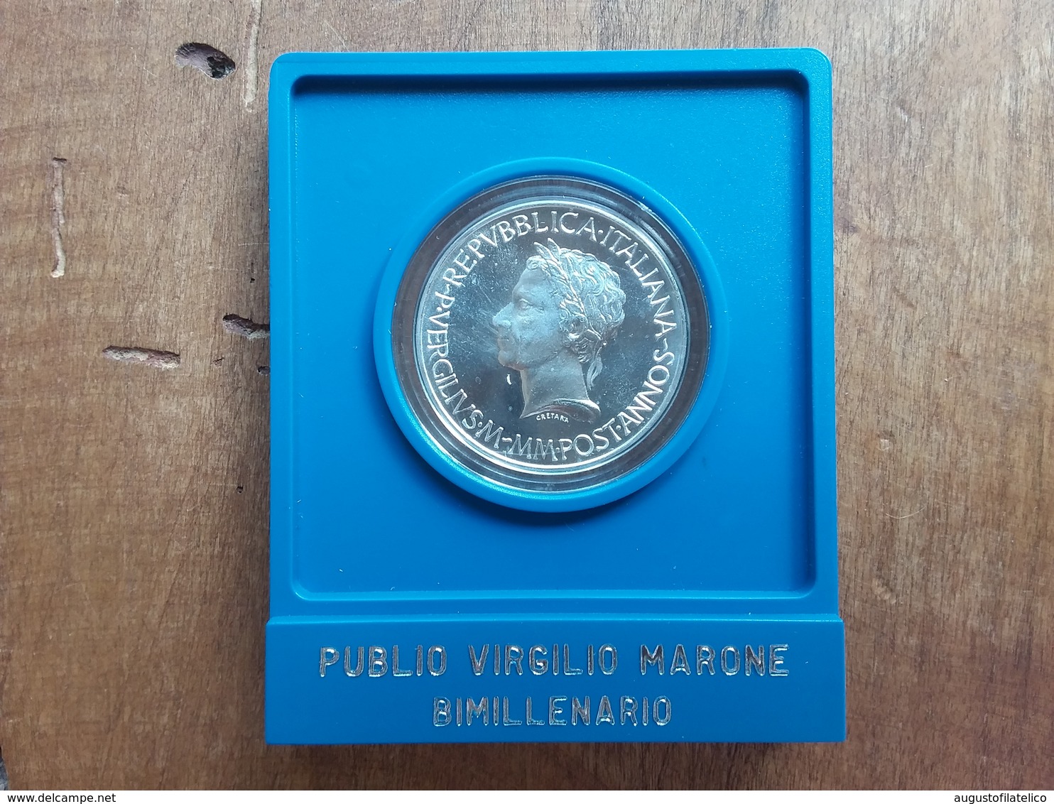 REPUBBLICA - 500 Lire Virgilio Argento F.D.C. - Confezione Incompleta + Spese Postali - 500 Lire