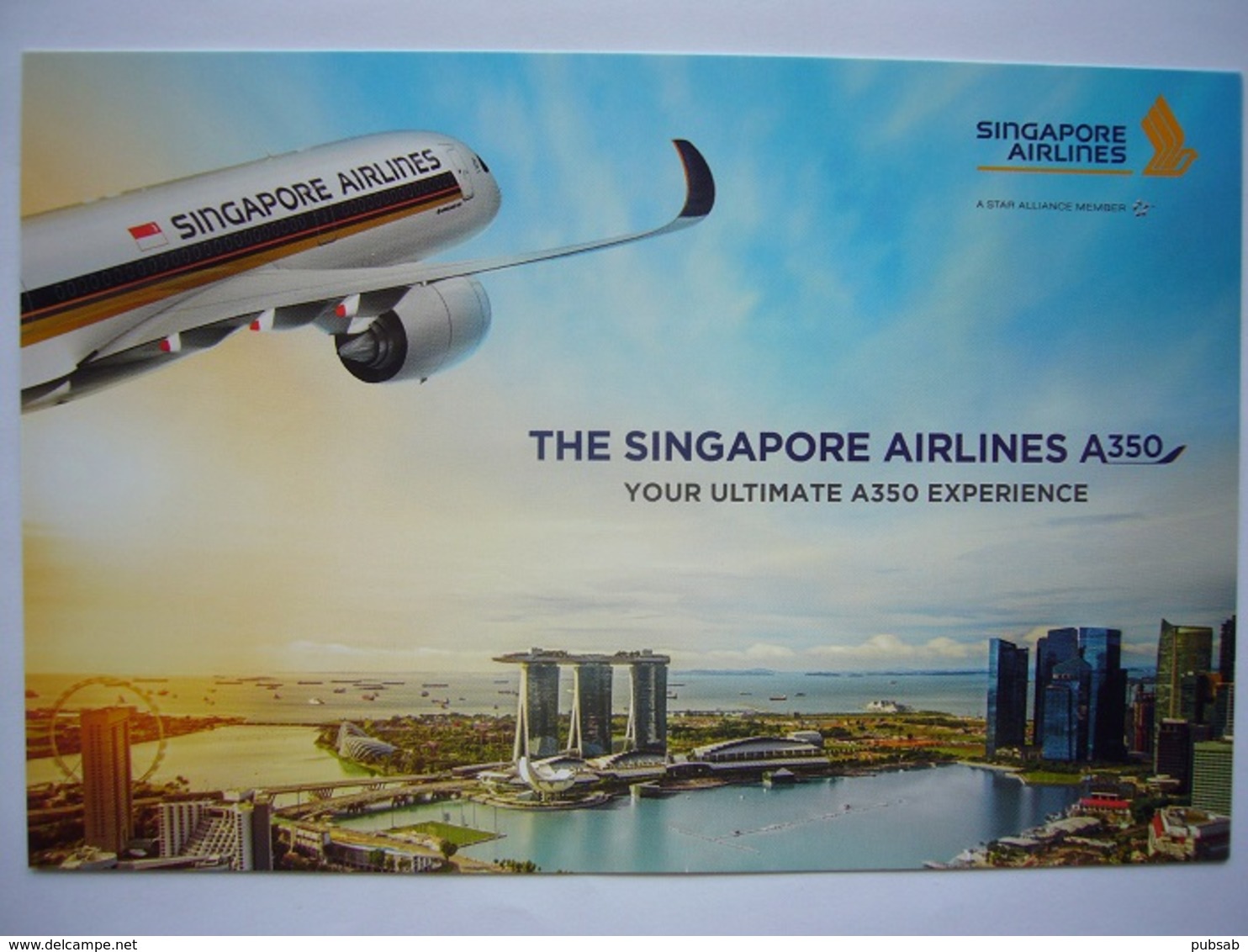 Avion / Airplane / SINGAPORE AIRLINES / Airbus A 350 / Airline Issue - 1946-....: Ere Moderne