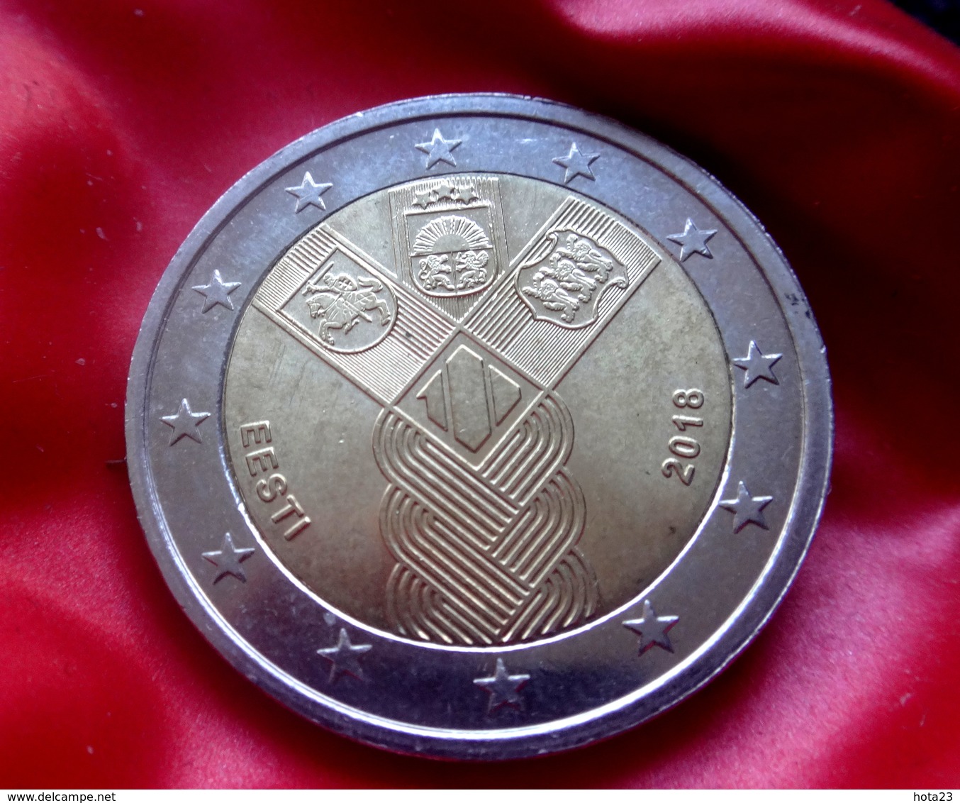 Estonia 2 Euro 2018 Independence Of Baltic States   Coin  CIRCULATED - Estland