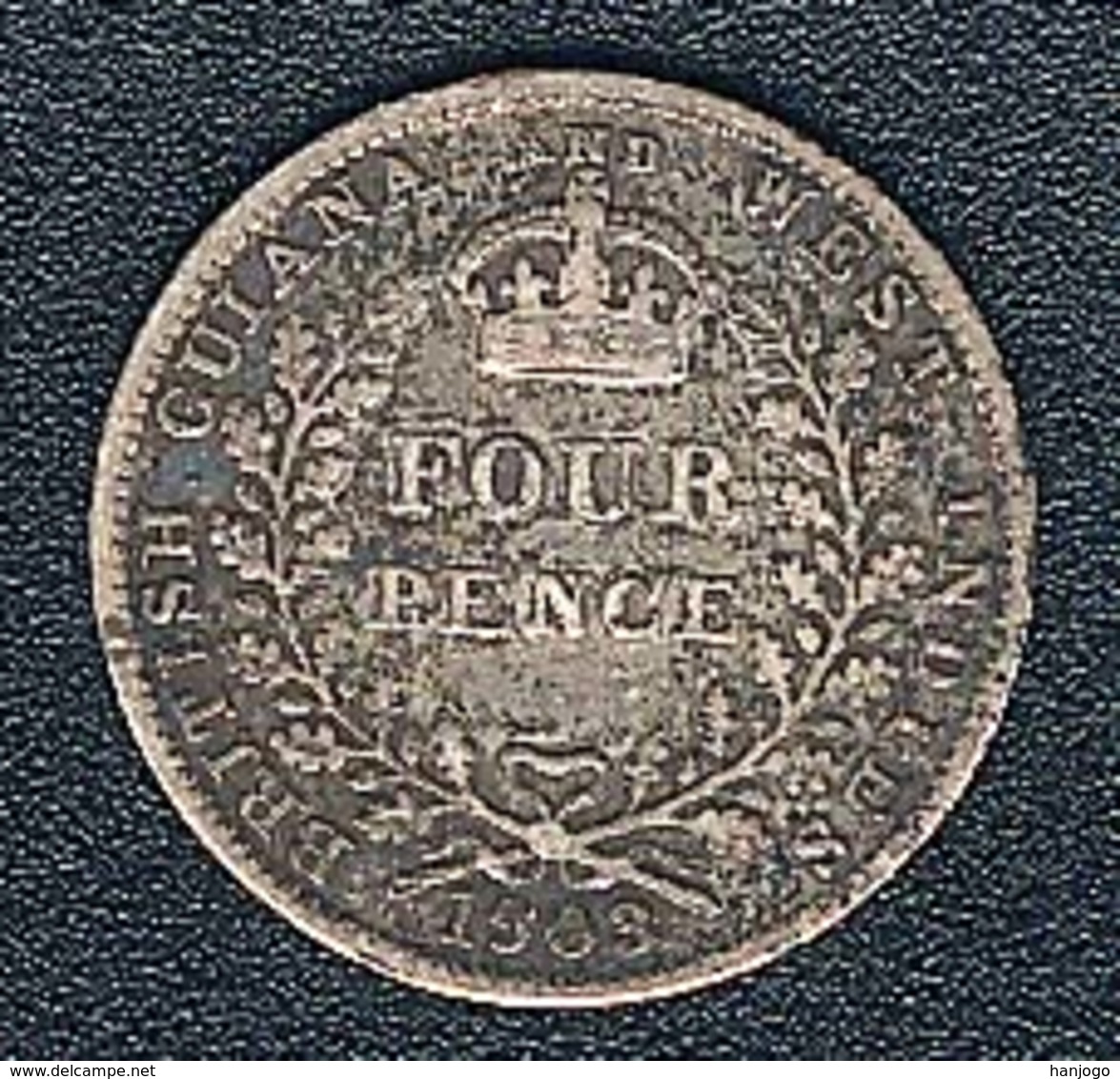 Britisch Guiana, 4 Pence 1903, Silber - Kolonien
