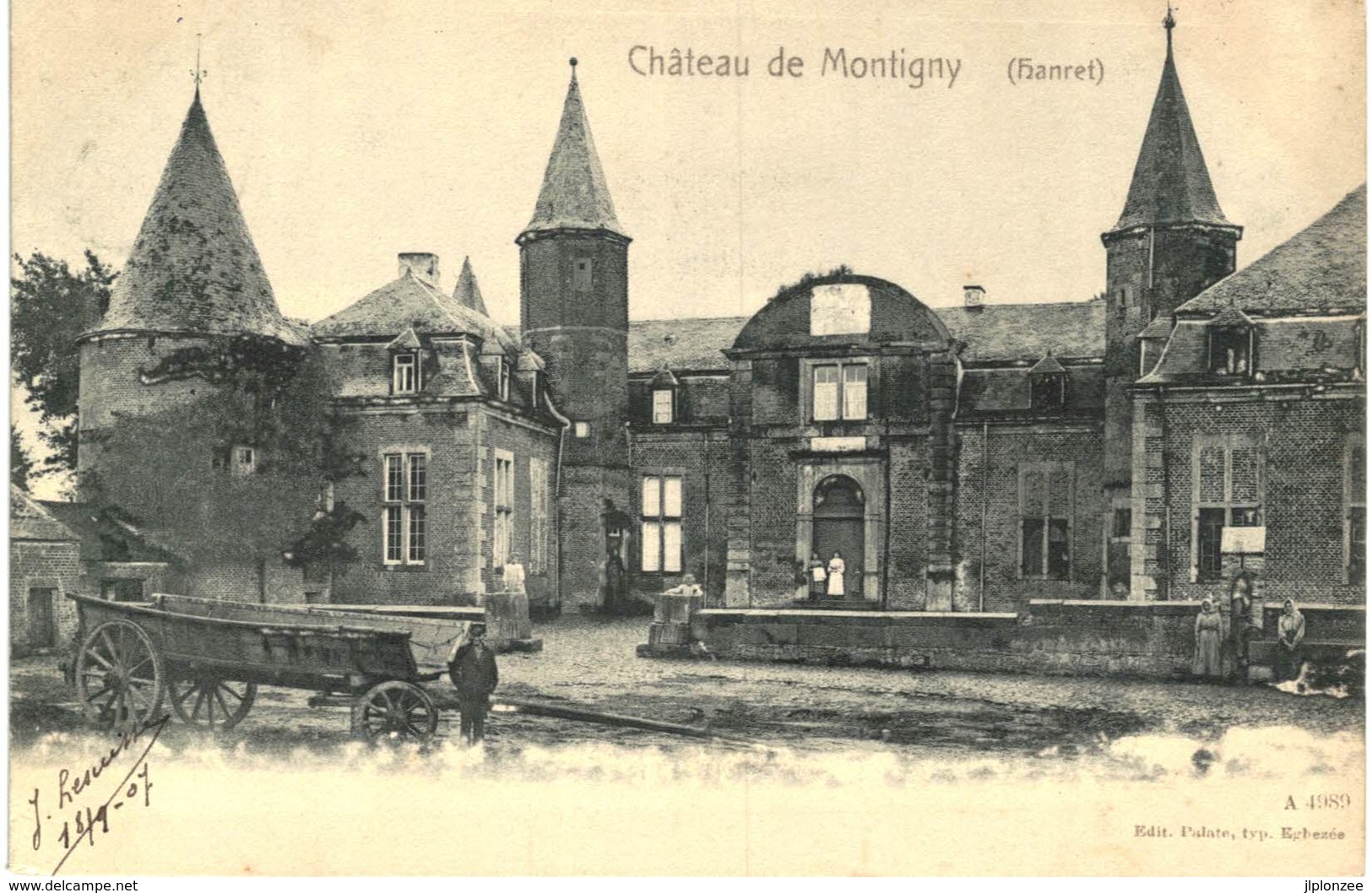 MONTIGNY  Le Château ( Hanret) - Eghezée