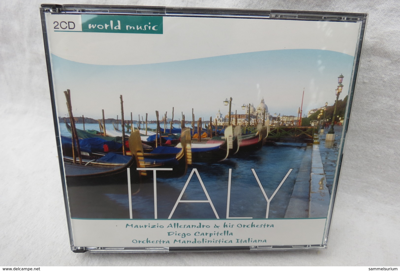 2 CDs "Maurizio Allesandro & His Orchestra" Italy World Music, Diego Carpitella, Orchestra Mandolinistica Italiana - Other - Italian Music