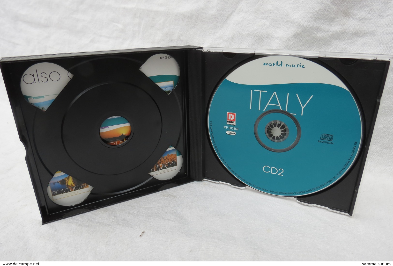 2 CDs "Maurizio Allesandro & His Orchestra" Italy World Music, Diego Carpitella, Orchestra Mandolinistica Italiana - Andere - Italiaans