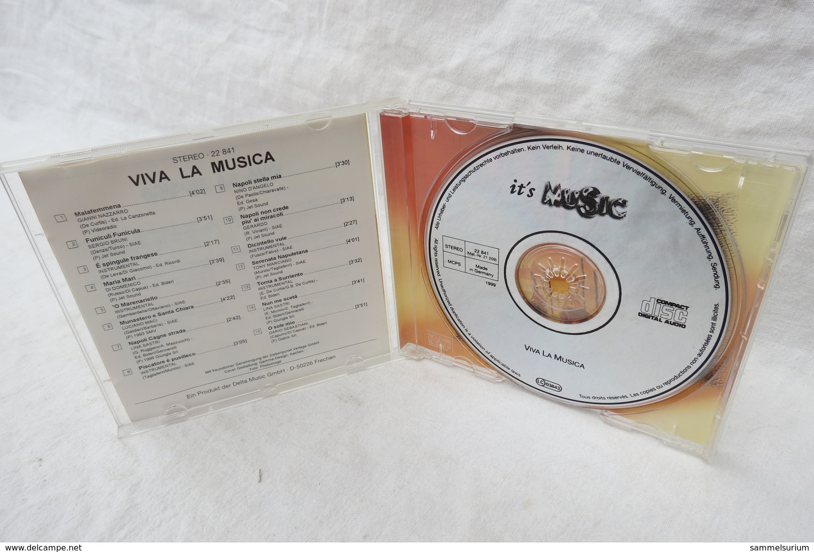 CD "Viva La Musica" It's Music, Div. Interpreten - Other - Italian Music