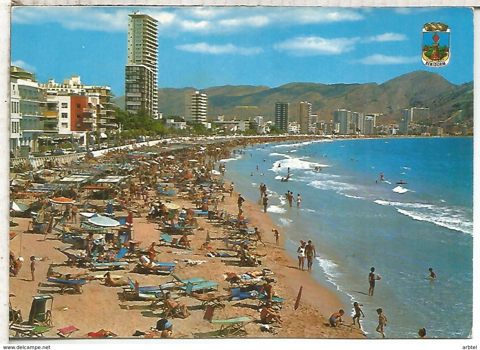 BENIDORM ALICANTE TP SELLO EUROPA CEPT ENCAJE DE CAMARIÑAS TEXTIL EMBROIDERY - Textiles