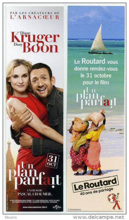 Le Routard Partenaire Du Film : Un Plan Parfait Avec Diane Kruger Et Dany Boon - Marque-Pages