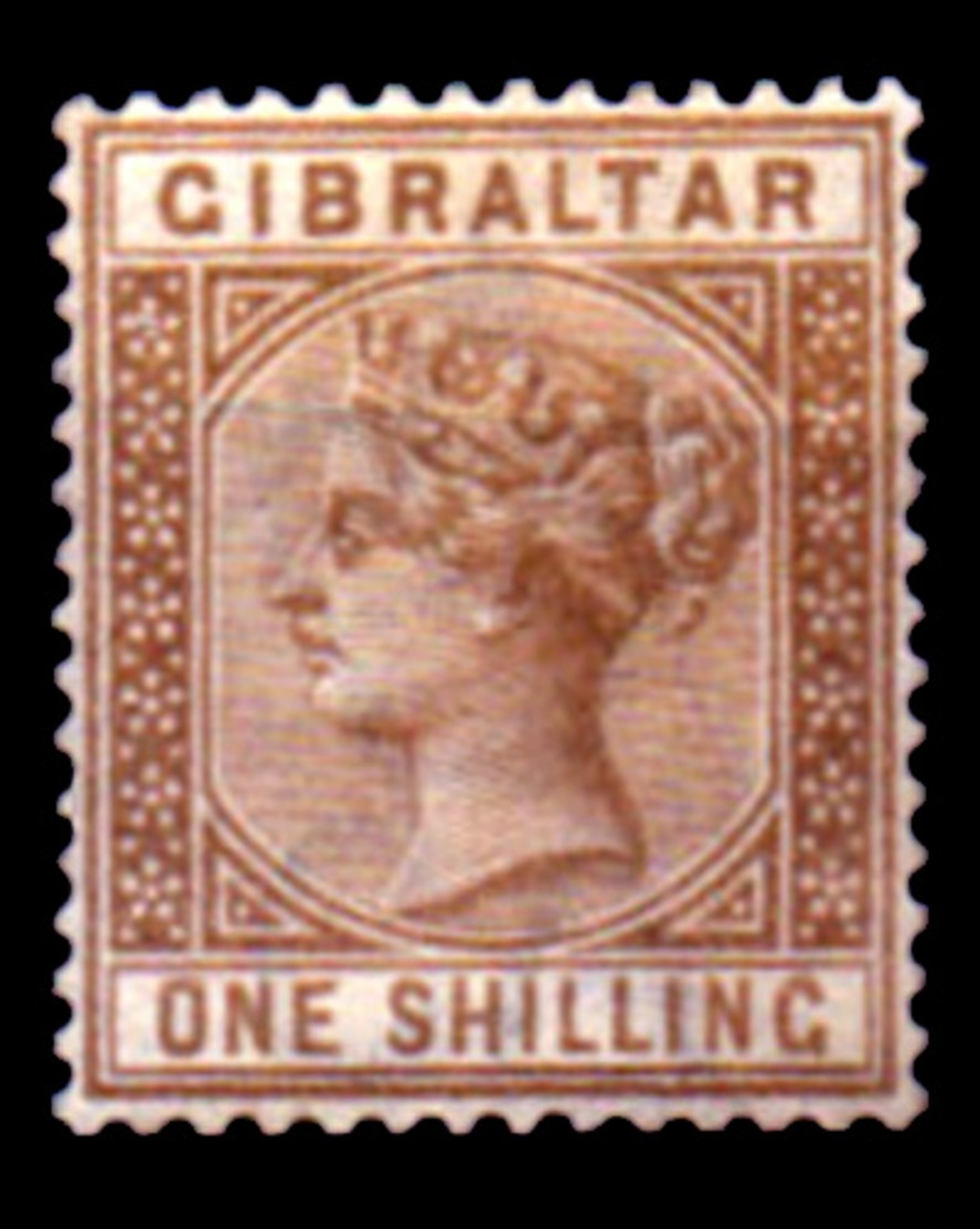 Gibraltar , QV. 1/ Brown,  14,  MNH** - Other & Unclassified