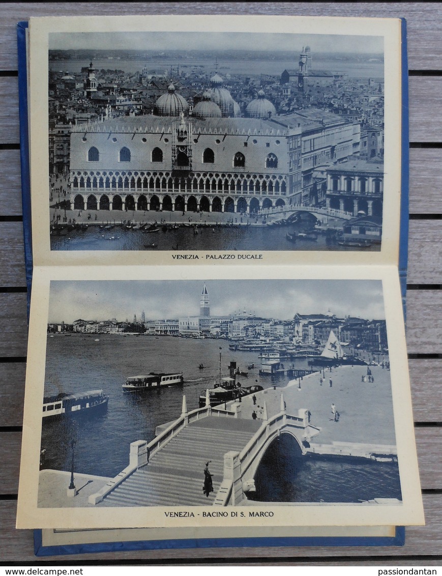 Brochure Dépliante De 64 Vues Sur La Ville Portuaire De Venise En Italie - Dépliants Touristiques