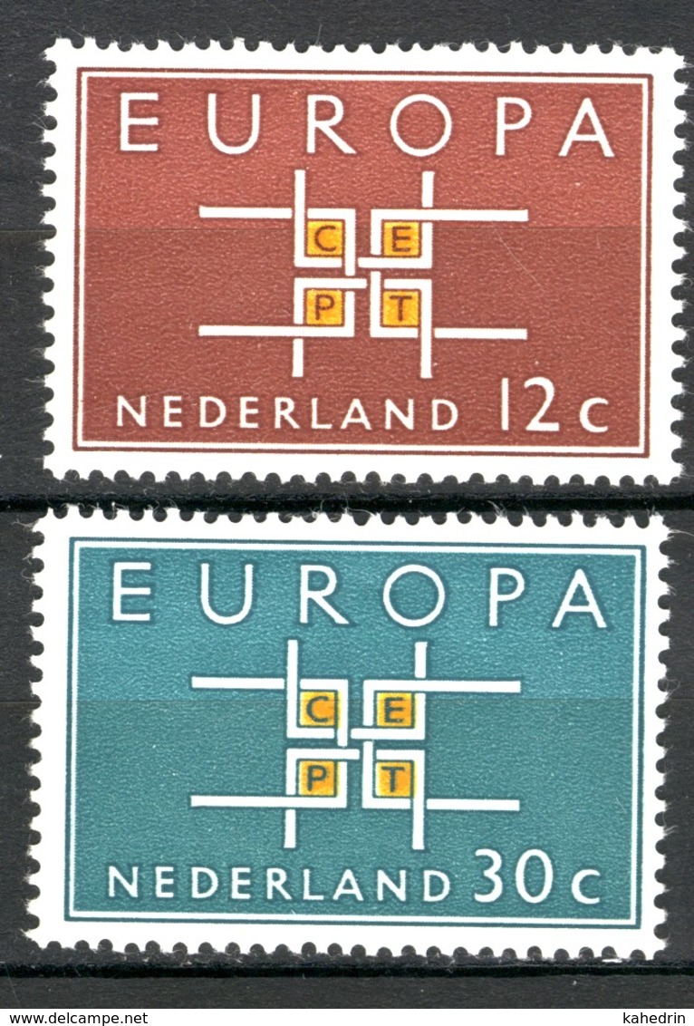 Nederland Pay Bas Olanda Netherlands 1963, Europa CEPT *, MH - Ongebruikt