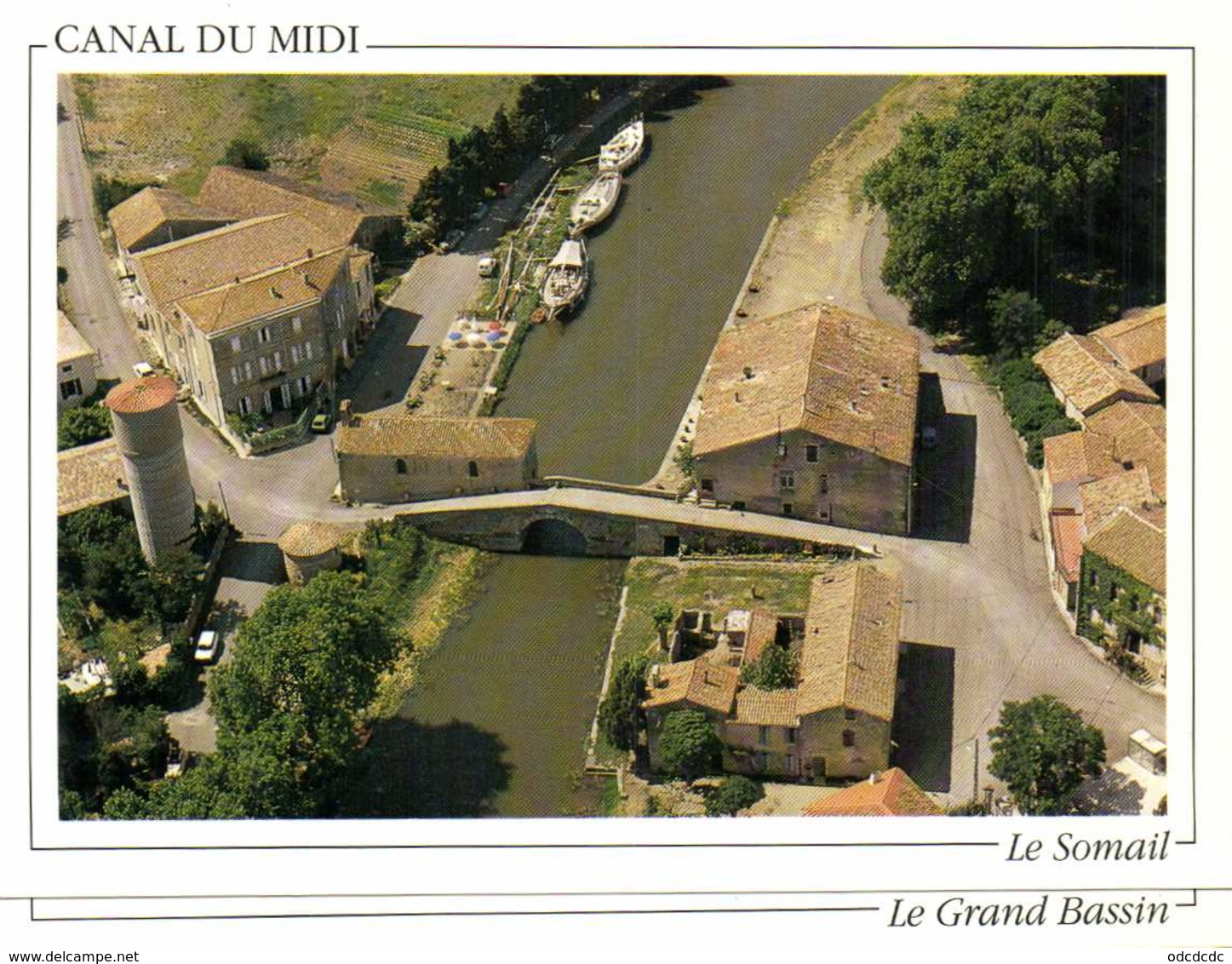 LE CANAL DU MIDI  Hameau Du SOMAIL  Vue Aérienne Colorisée RV  Edit Loubatières - Other & Unclassified