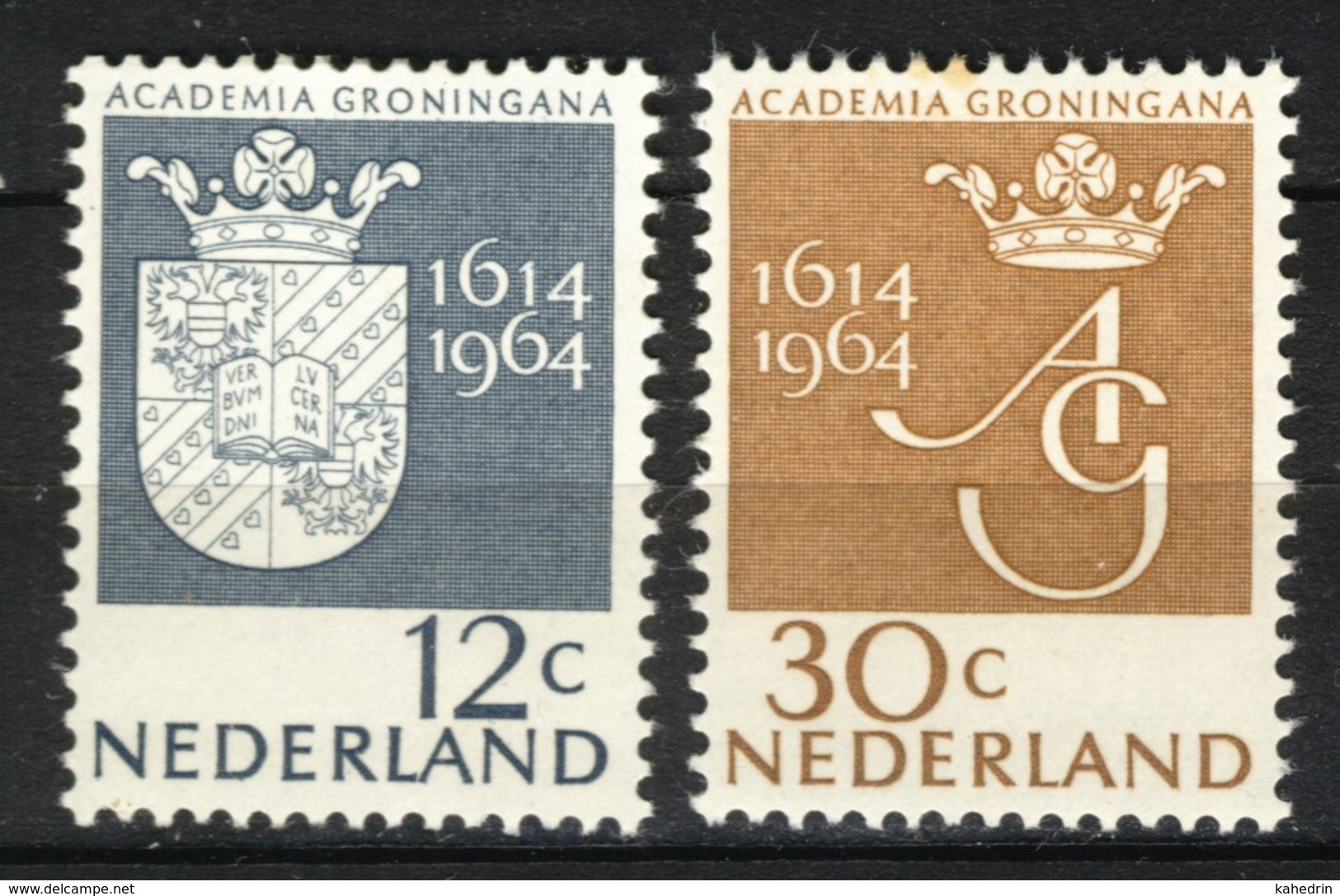 Nederland Pay Bas Olanda Netherlands 1964, University Universiteit Academy *, MH - Ongebruikt