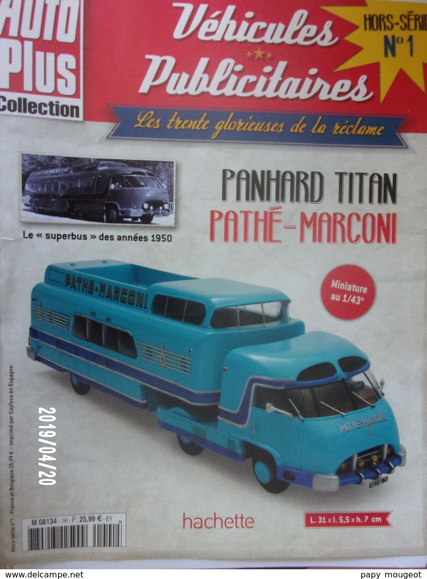 PANHARD TITAN PATHE MARCONI - Publicitaires - Toutes Marques