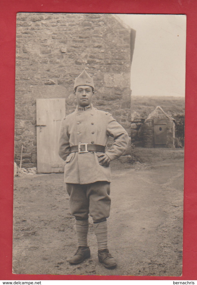 Carte Photo Soldat Du 1er Rgt  Marine? - Autres & Non Classés