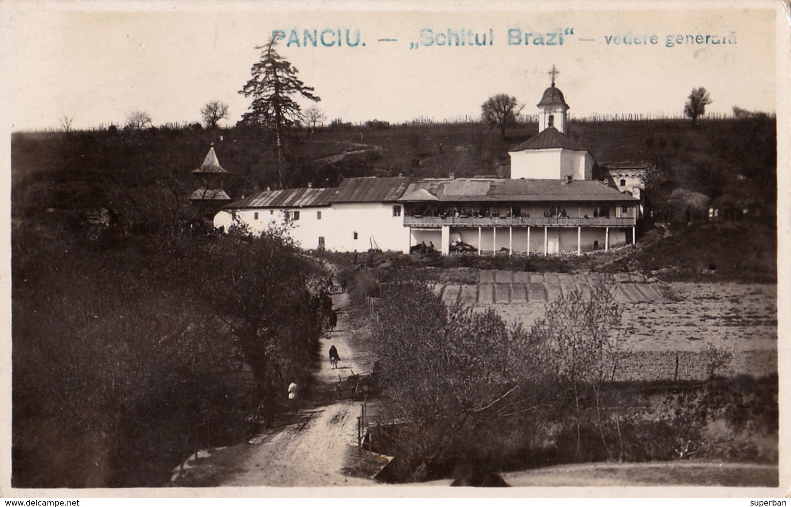 ROMANIA : PANCIU / VRANCEA : SCHITUL BRAZI - CARTE VRAIE PHOTO / REAL PHOTO POSTCARD - MAILED In 1930 (ac084) - Roumanie